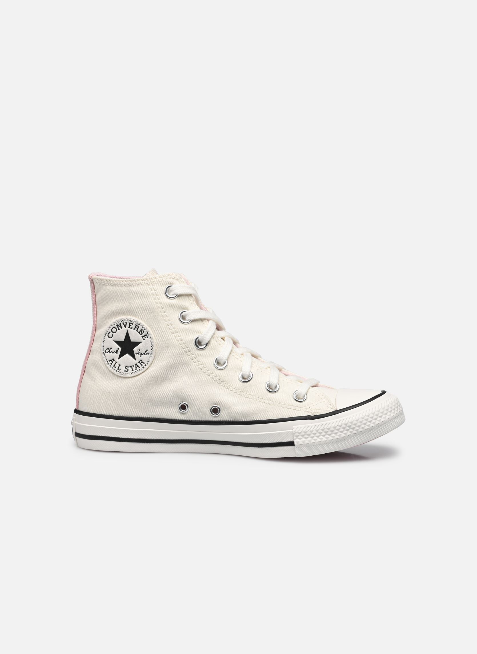 Print sneakers Chuck Taylor All Star Hi dames wit Converse Print sneakers Chuck Taylor All Star Hi dames wit EGRET/SUMMIT PINK/BLACK