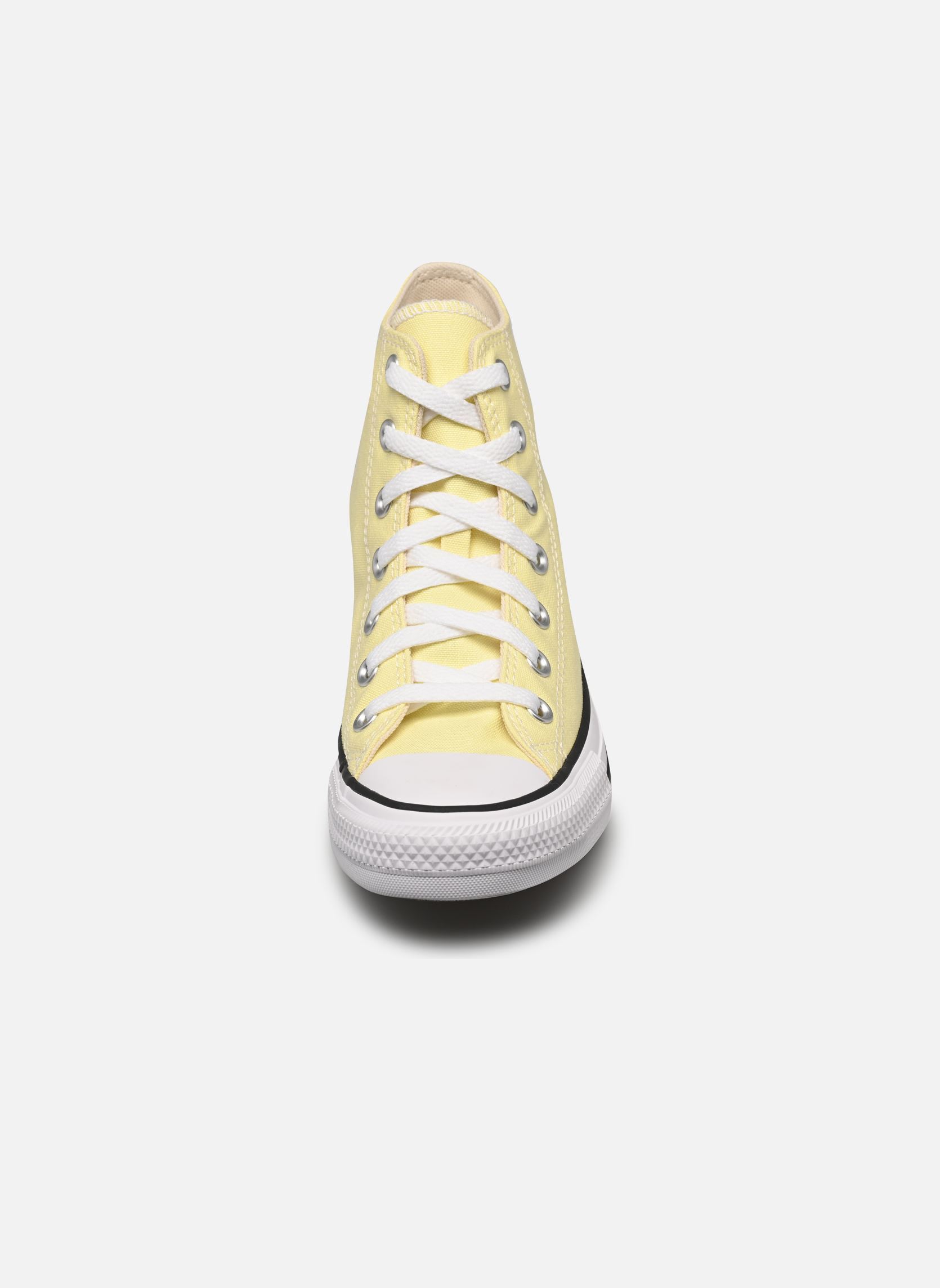 Leinen-Sneaker Chuck Taylor All Star Hi gelb Converse Leinen-Sneaker Chuck Taylor All Star Hi gelb LEMON SLUSHY