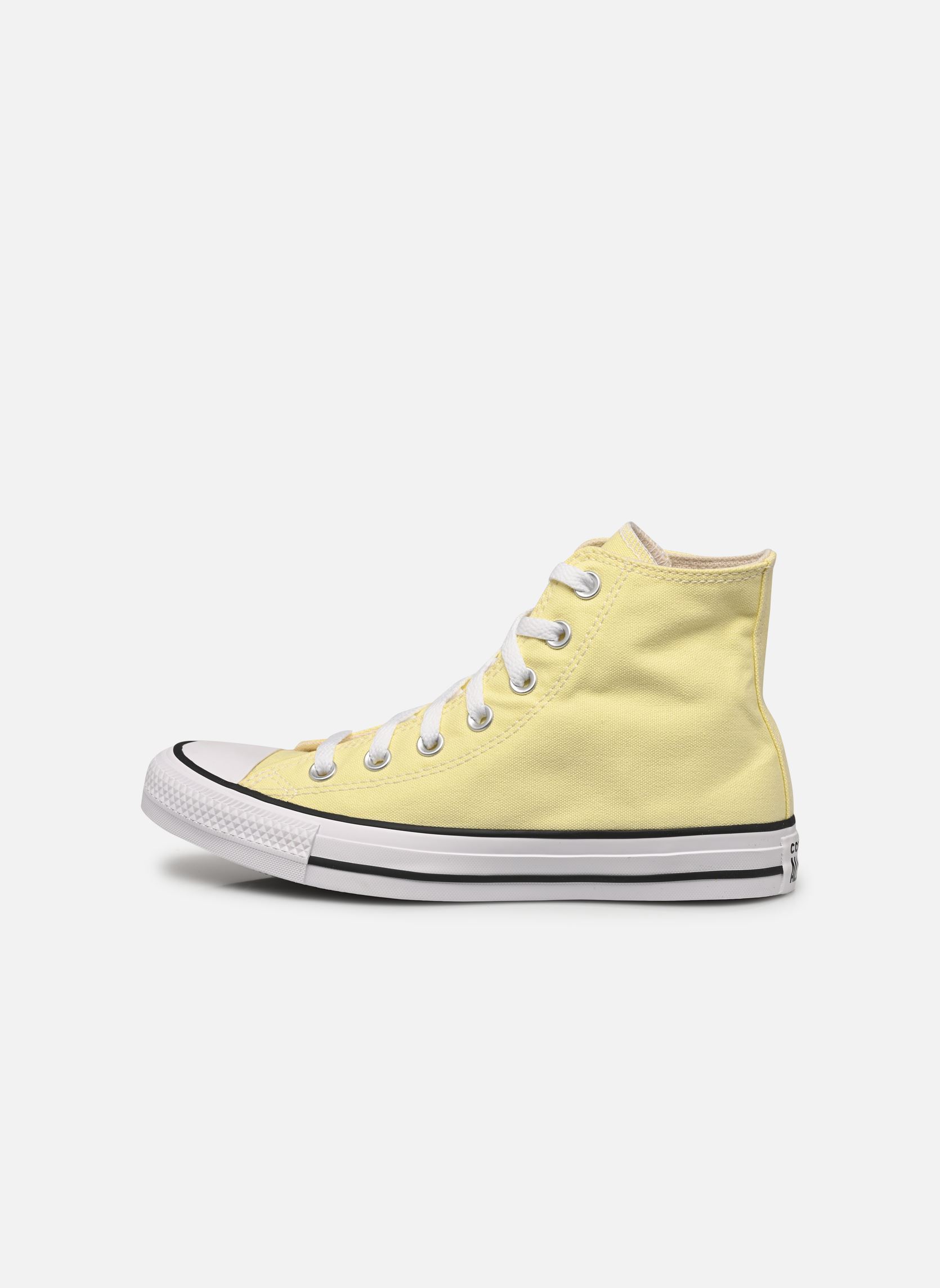 Leinen-Sneaker Chuck Taylor All Star Hi gelb Converse Leinen-Sneaker Chuck Taylor All Star Hi gelb LEMON SLUSHY