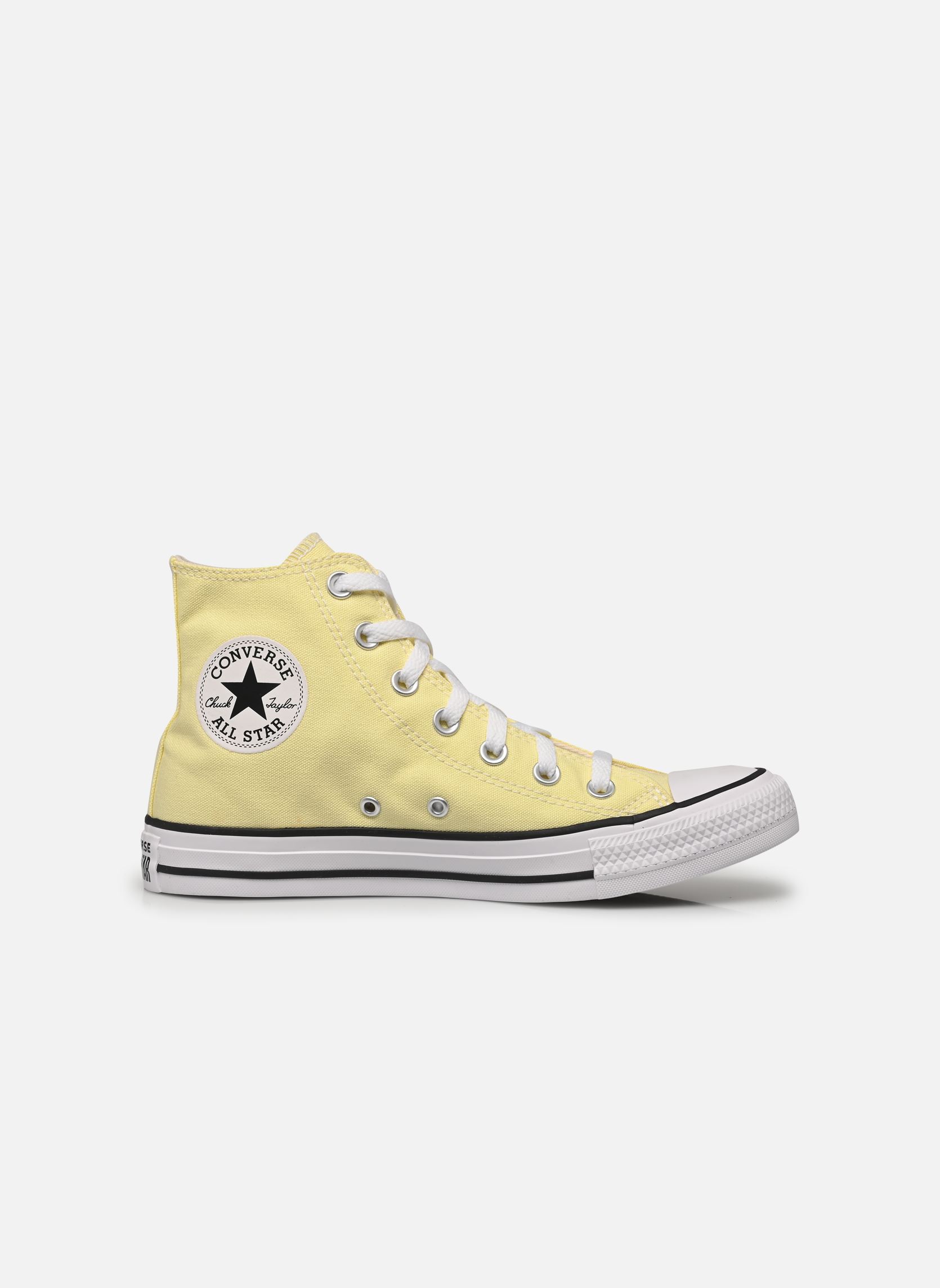 Leinen-Sneaker Chuck Taylor All Star Hi gelb Converse Leinen-Sneaker Chuck Taylor All Star Hi gelb LEMON SLUSHY
