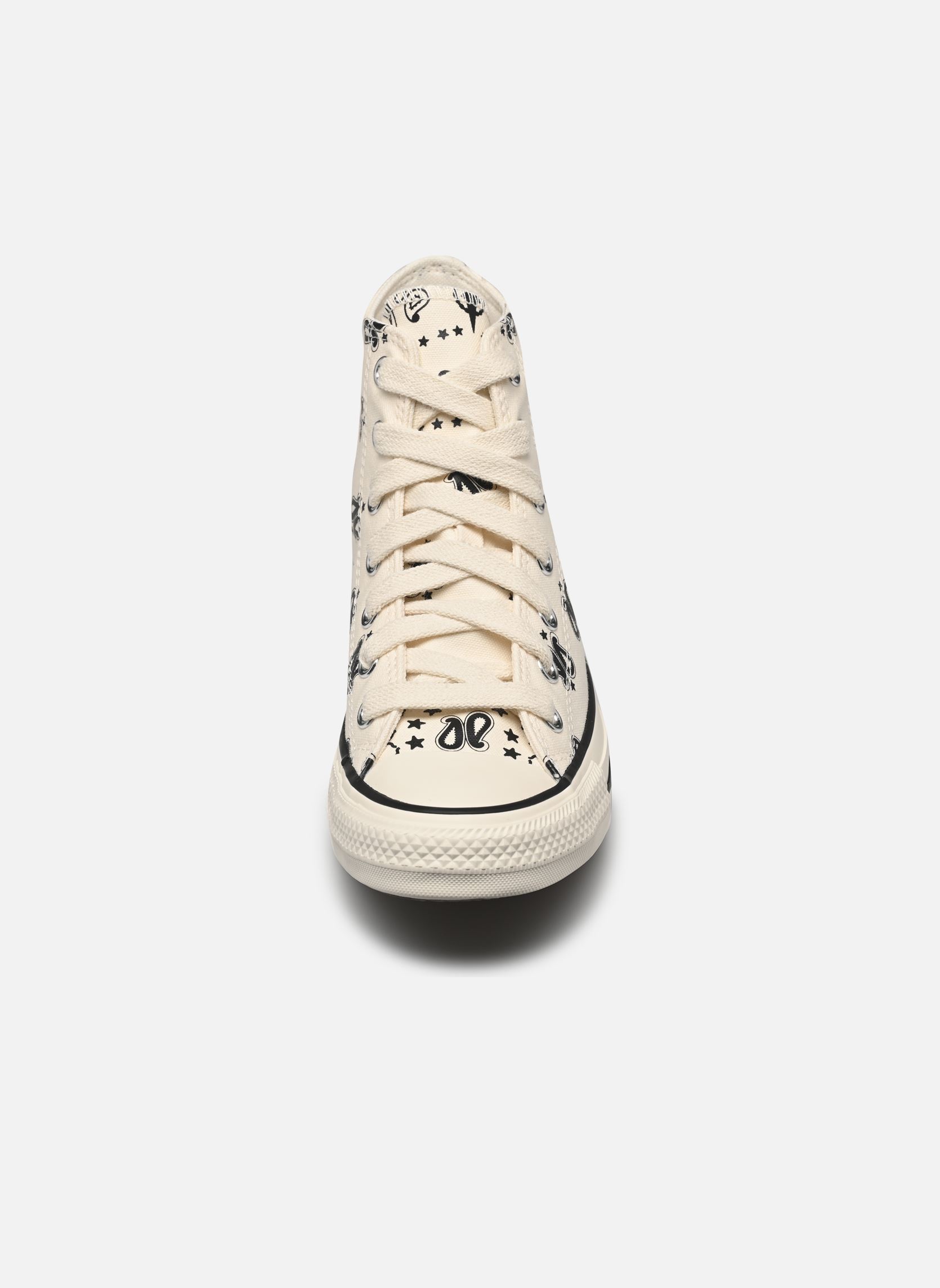 Baskets toile Chuck Taylor All Star Hi femme blanc Converse Baskets toile Chuck Taylor All Star Hi femme blanc EGRET/BLACK/EGRET