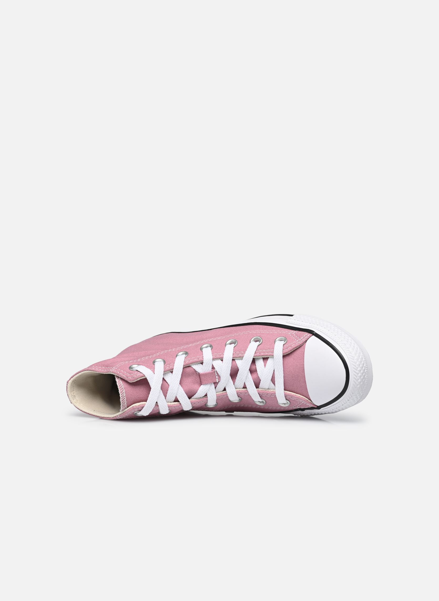 Leinen-Sneaker Chuck Taylor All Star Hi damen rosa Converse Leinen-Sneaker Chuck Taylor All Star Hi damen rosa PINK/BLUE