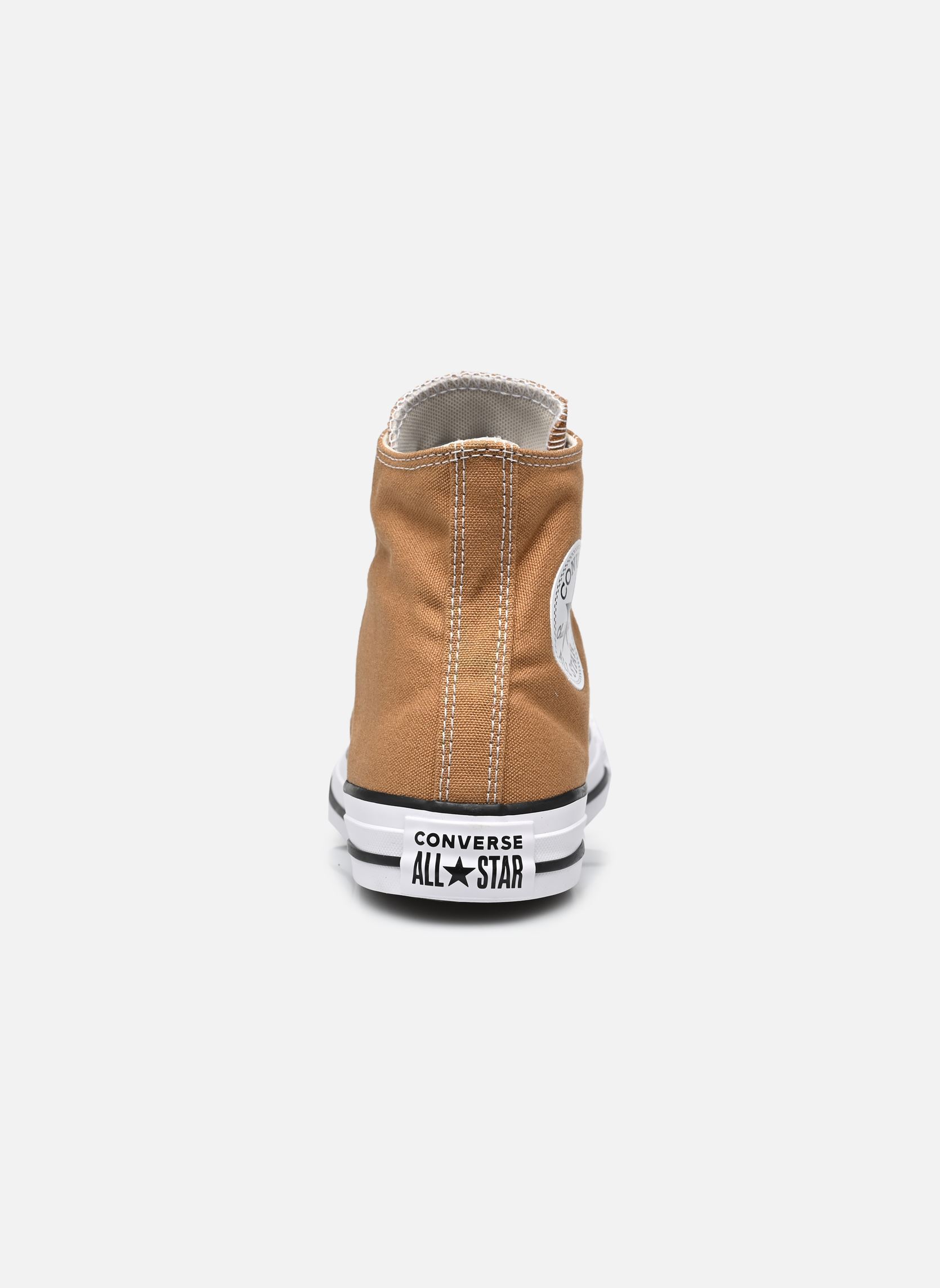 Leinen-Sneaker Chuck Taylor All Star Hi braun Converse Leinen-Sneaker Chuck Taylor All Star Hi braun DARK BROWN/BEIGE