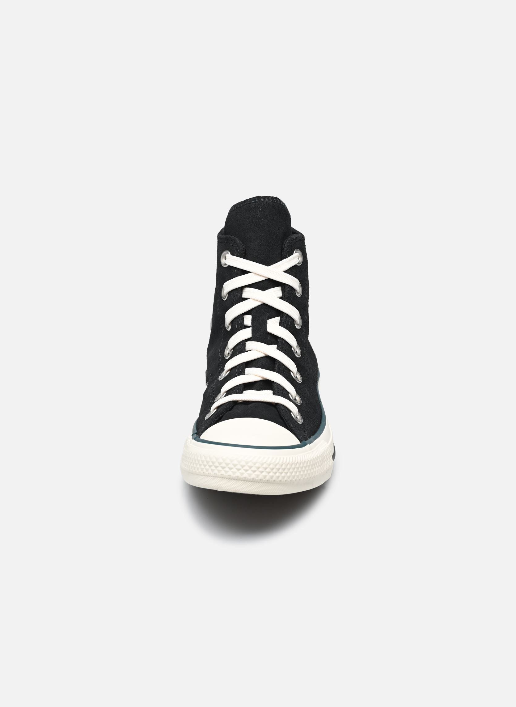 Leinen-Sneaker Chuck Taylor All Star Hi schwarz Converse Leinen-Sneaker Chuck Taylor All Star Hi schwarz BLACK/DARKLY JADED/EGRET