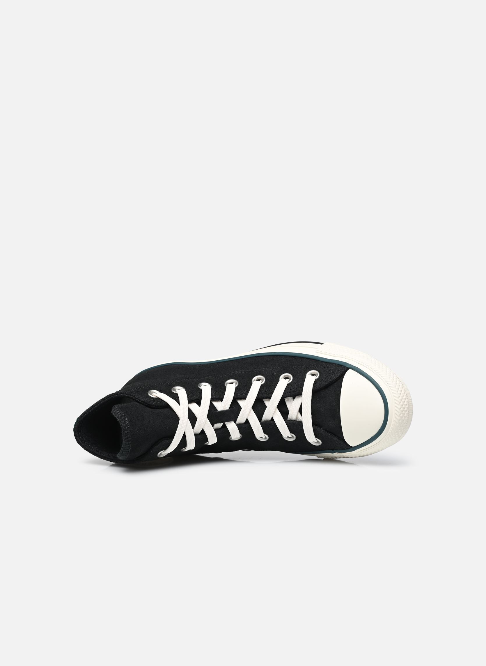 Leinen-Sneaker Chuck Taylor All Star Hi schwarz Converse Leinen-Sneaker Chuck Taylor All Star Hi schwarz BLACK/DARKLY JADED/EGRET