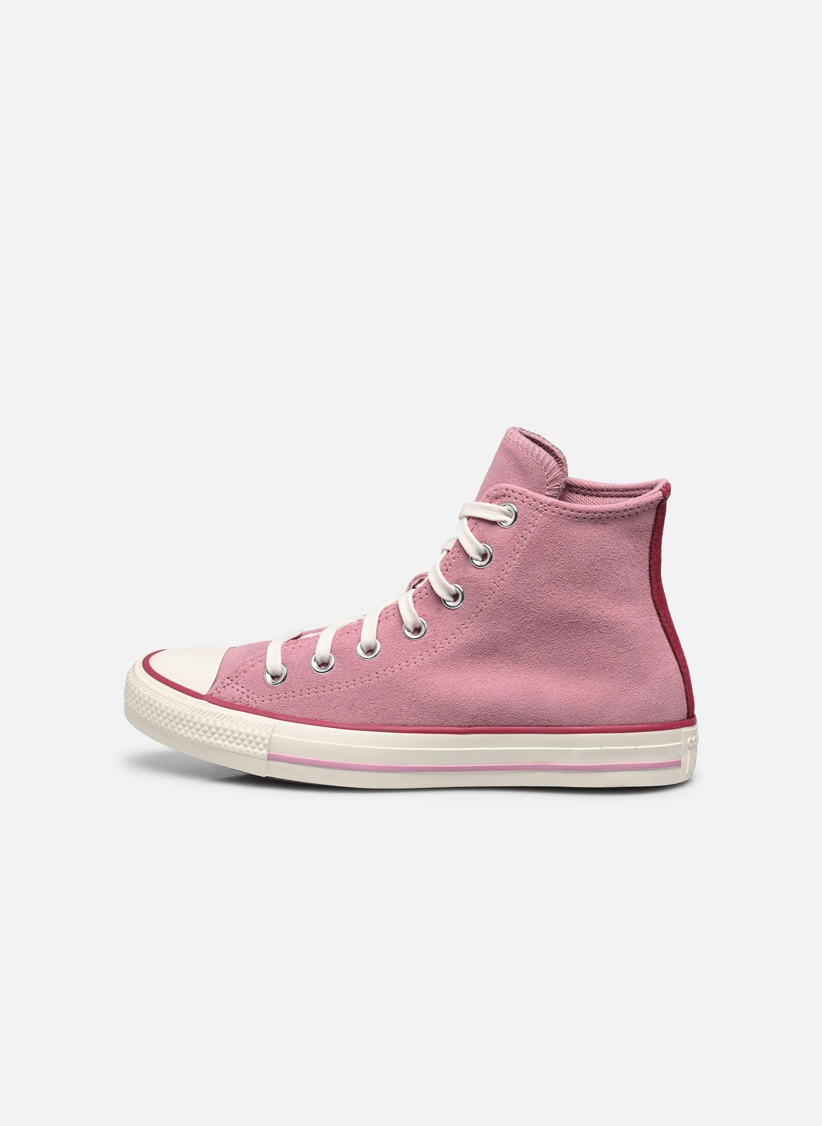 Baskets toile Chuck Taylor All Star Hi femme rose Converse Baskets toile Chuck Taylor All Star Hi femme rose CLIFFSIDE ROES/SPORT BERRY/EGR