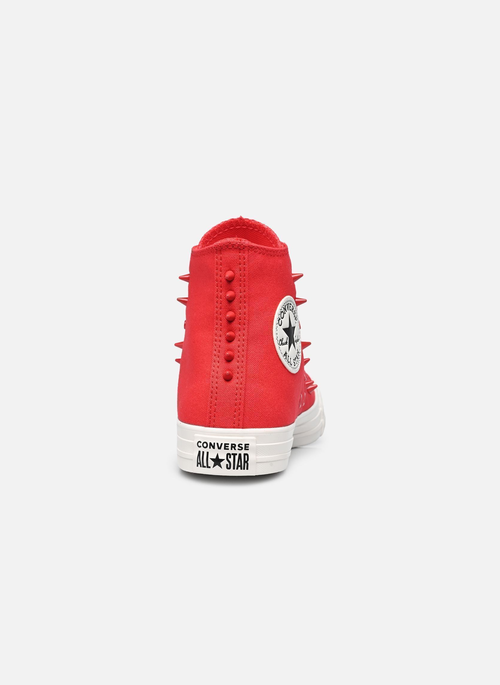Leinen-Sneaker Chuck Taylor All Star Hi damen bordeaux Converse Leinen-Sneaker Chuck Taylor All Star Hi damen bordeaux RED/VINTAGE WHITE/BLACK