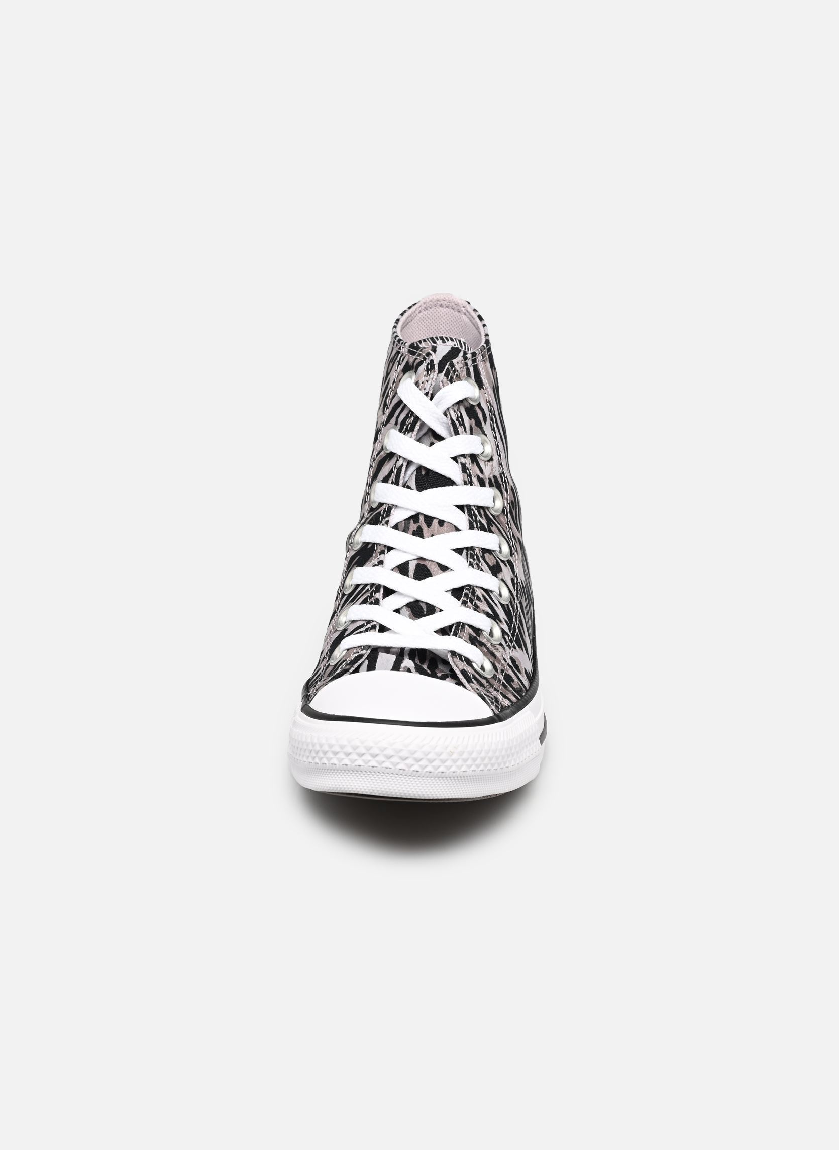 Baskets toile Chuck Taylor All Star Hi femme gris Converse Baskets toile Chuck Taylor All Star Hi femme gris BLACK/FROZEN THISTLE/WHITE