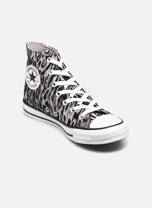 Converse Baskets toile Chuck Taylor All Star Hi femme gris