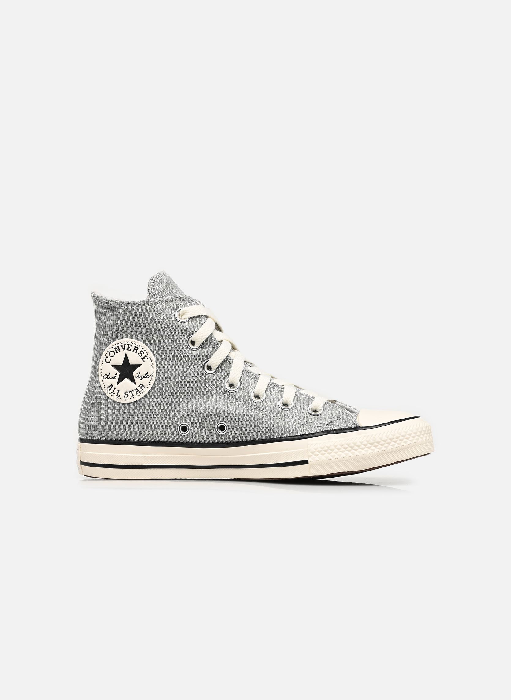 Print sneakers Chuck Taylor All Star Hi dames grijs Converse Print sneakers Chuck Taylor All Star Hi dames grijs BARELY GREY/EGRET/BLACK