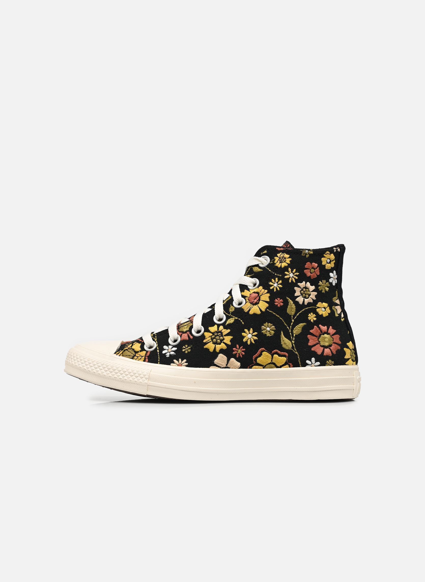 Baskets toile Chuck Taylor All Star Hi femme multicolore Converse Baskets toile Chuck Taylor All Star Hi femme multicolore BLACK/IN THE WEEDS/HAY DAY