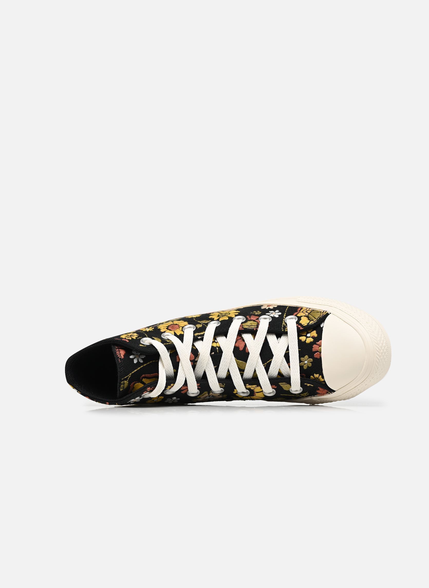 Baskets toile Chuck Taylor All Star Hi femme multicolore Converse Baskets toile Chuck Taylor All Star Hi femme multicolore BLACK/IN THE WEEDS/HAY DAY