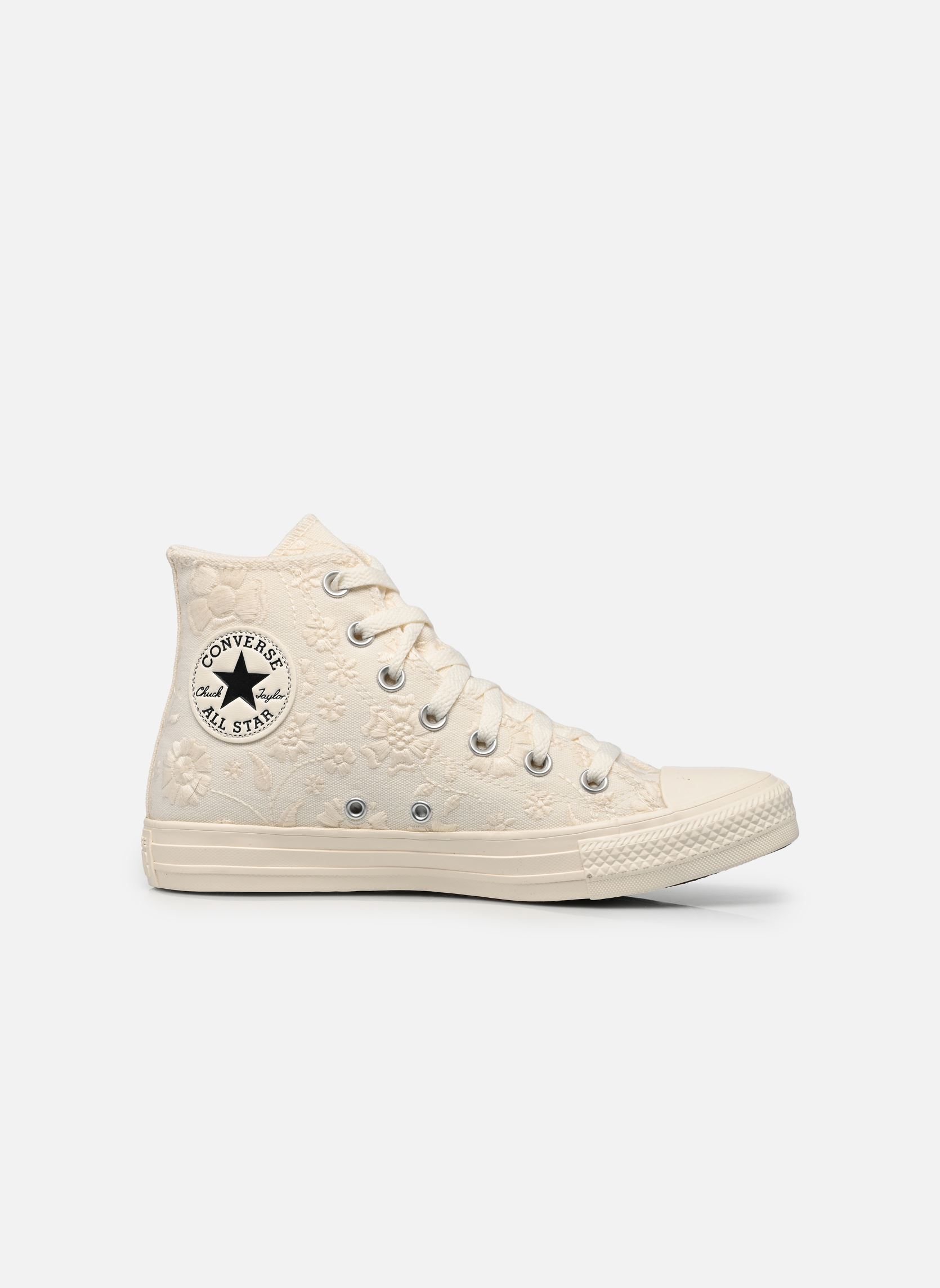 Baskets toile Chuck Taylor All Star Hi femme blanc Converse Baskets toile Chuck Taylor All Star Hi femme blanc EGRET/BLACK/EGRET 2