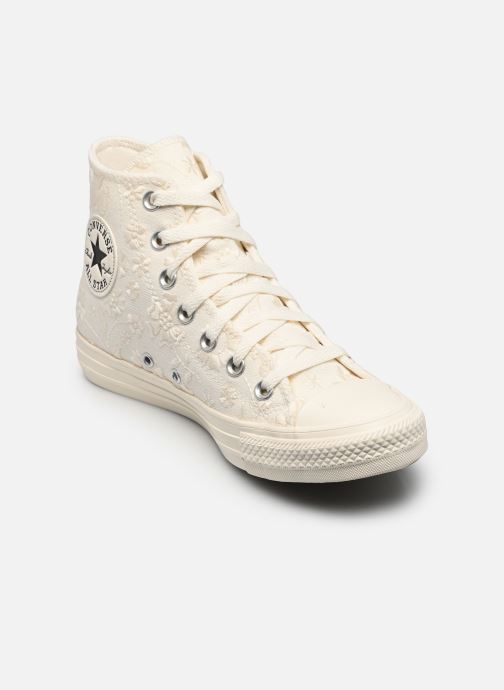 Converse Baskets toile Chuck Taylor All Star Hi femme blanc