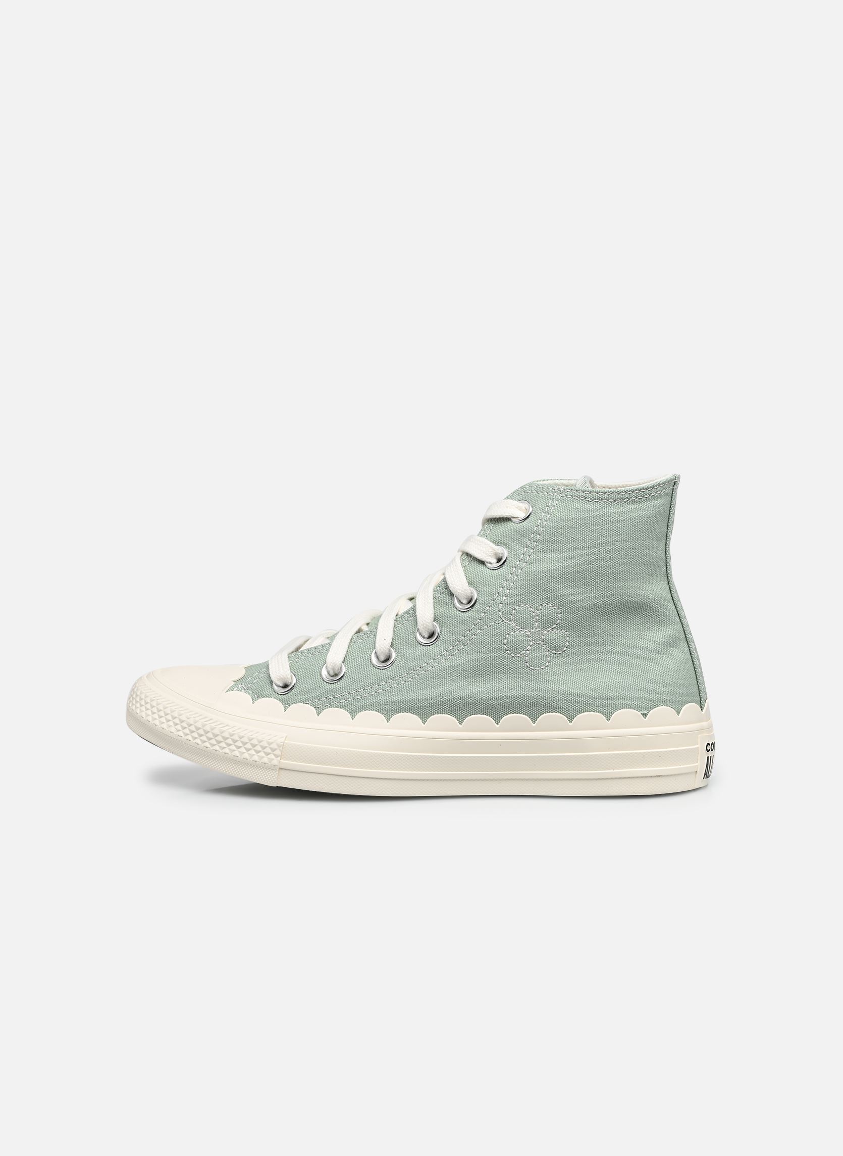 Print sneakers Chuck Taylor All Star Hi dames groen Converse Print sneakers Chuck Taylor All Star Hi dames groen THYME AGAIN/EGRET/EGRET
