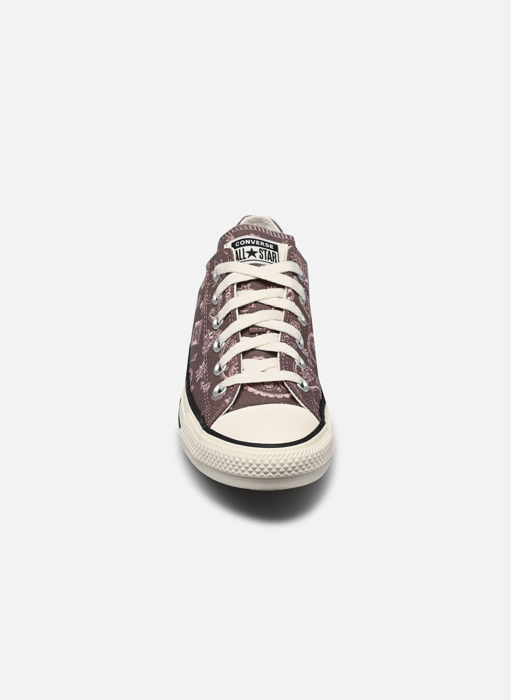 Leinen-Sneaker Chuck Taylor All Star Ox violett Converse Leinen-Sneaker Chuck Taylor All Star Ox violett POT HOLE PLUM/EGRET
