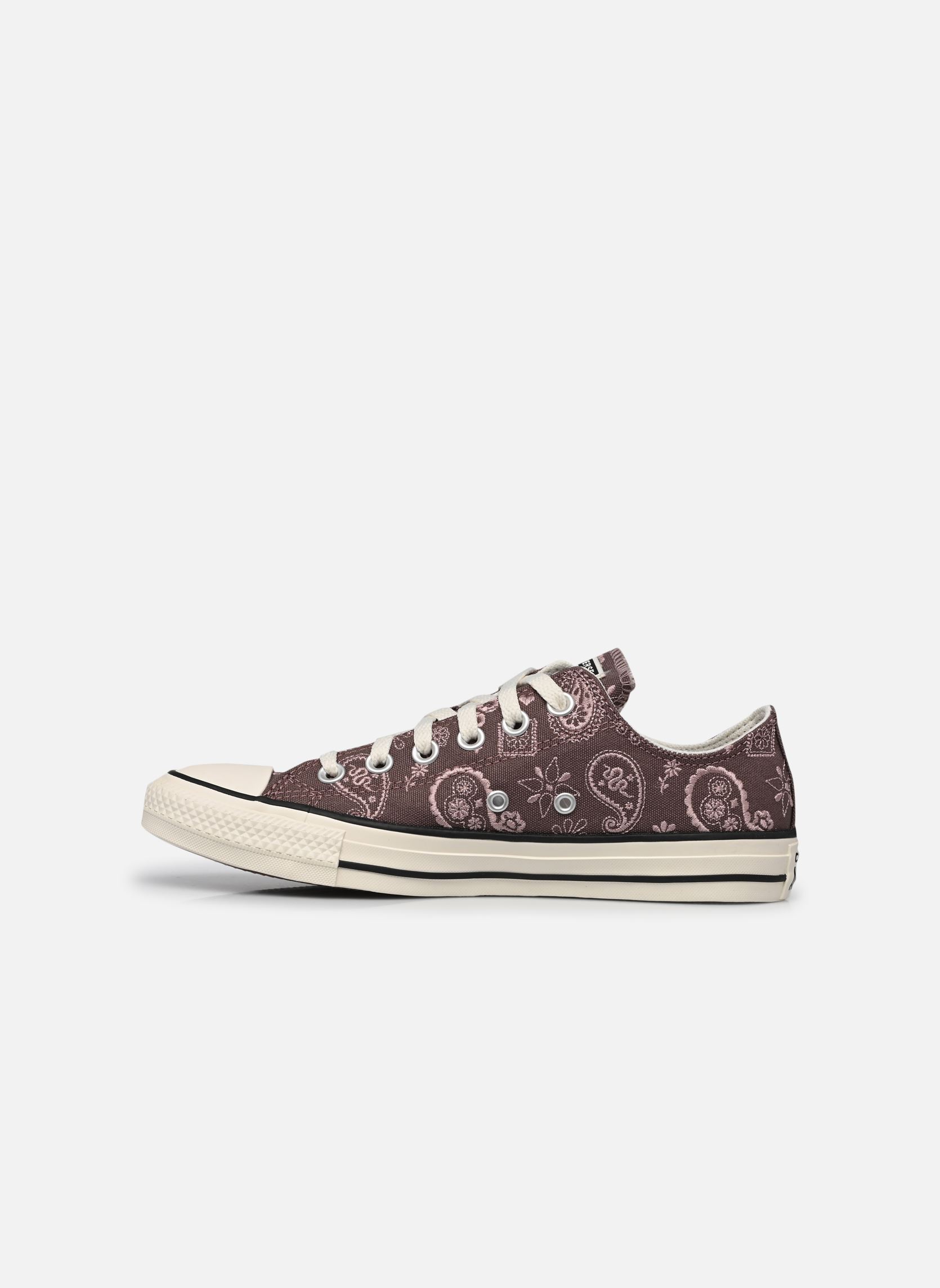 Leinen-Sneaker Chuck Taylor All Star Ox violett Converse Leinen-Sneaker Chuck Taylor All Star Ox violett POT HOLE PLUM/EGRET