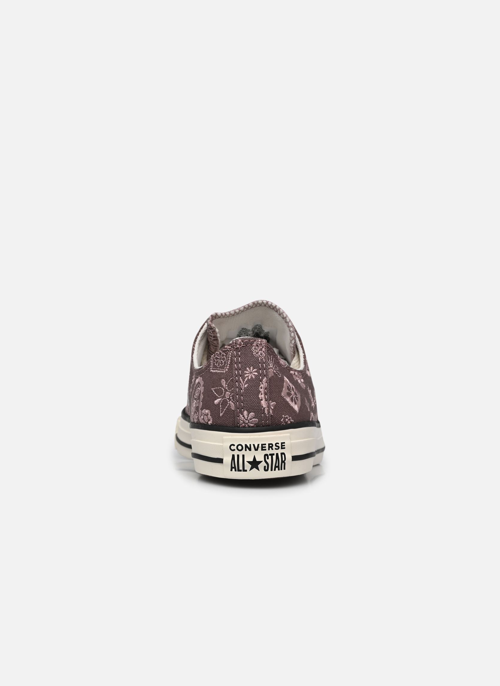 Leinen-Sneaker Chuck Taylor All Star Ox violett Converse Leinen-Sneaker Chuck Taylor All Star Ox violett POT HOLE PLUM/EGRET