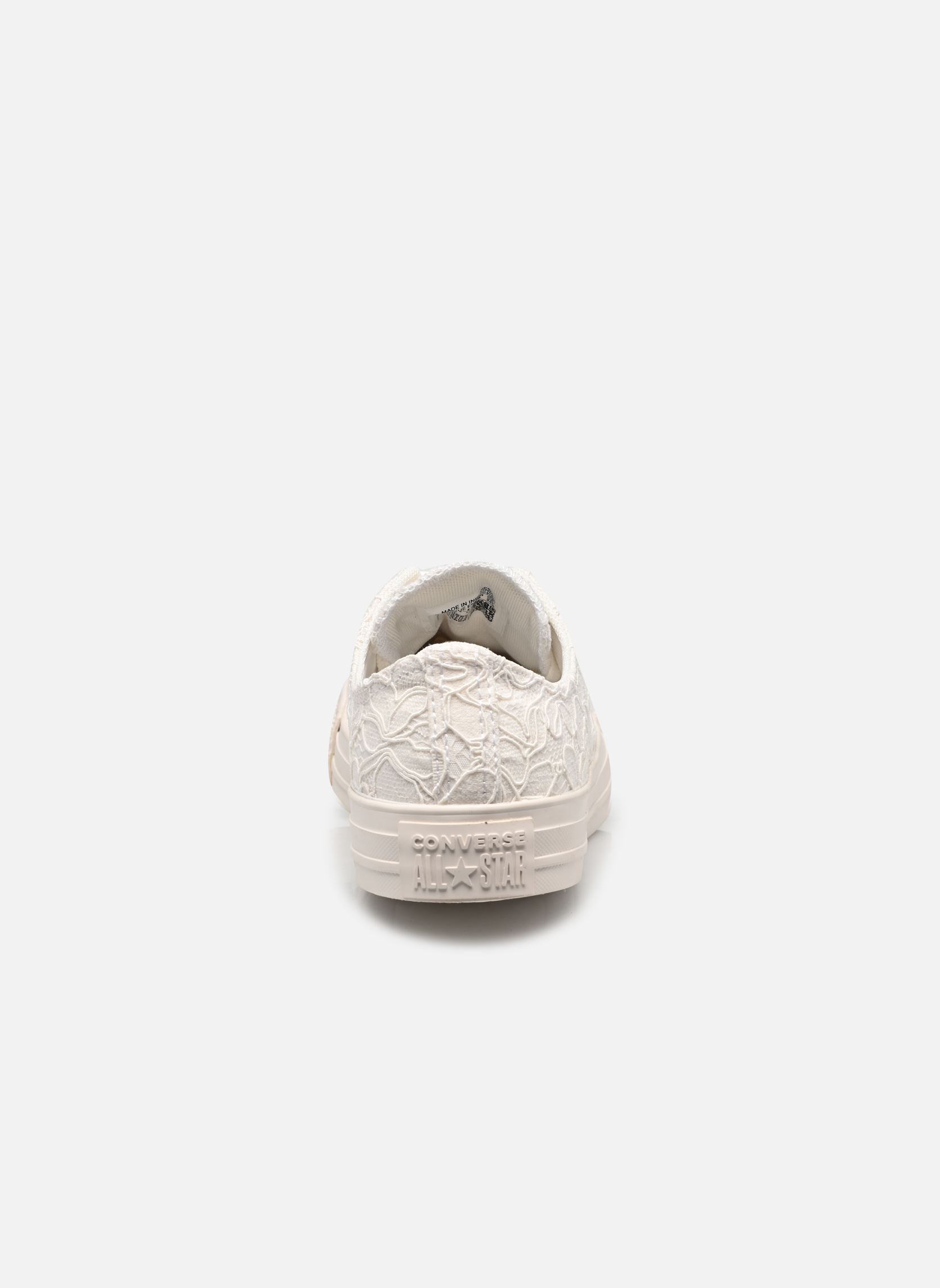 Leinen-Sneaker Chuck Taylor All Star Ox weiß Converse Leinen-Sneaker Chuck Taylor All Star Ox weiß VINTAGE WHITE/VINTAGE WHITE/GO