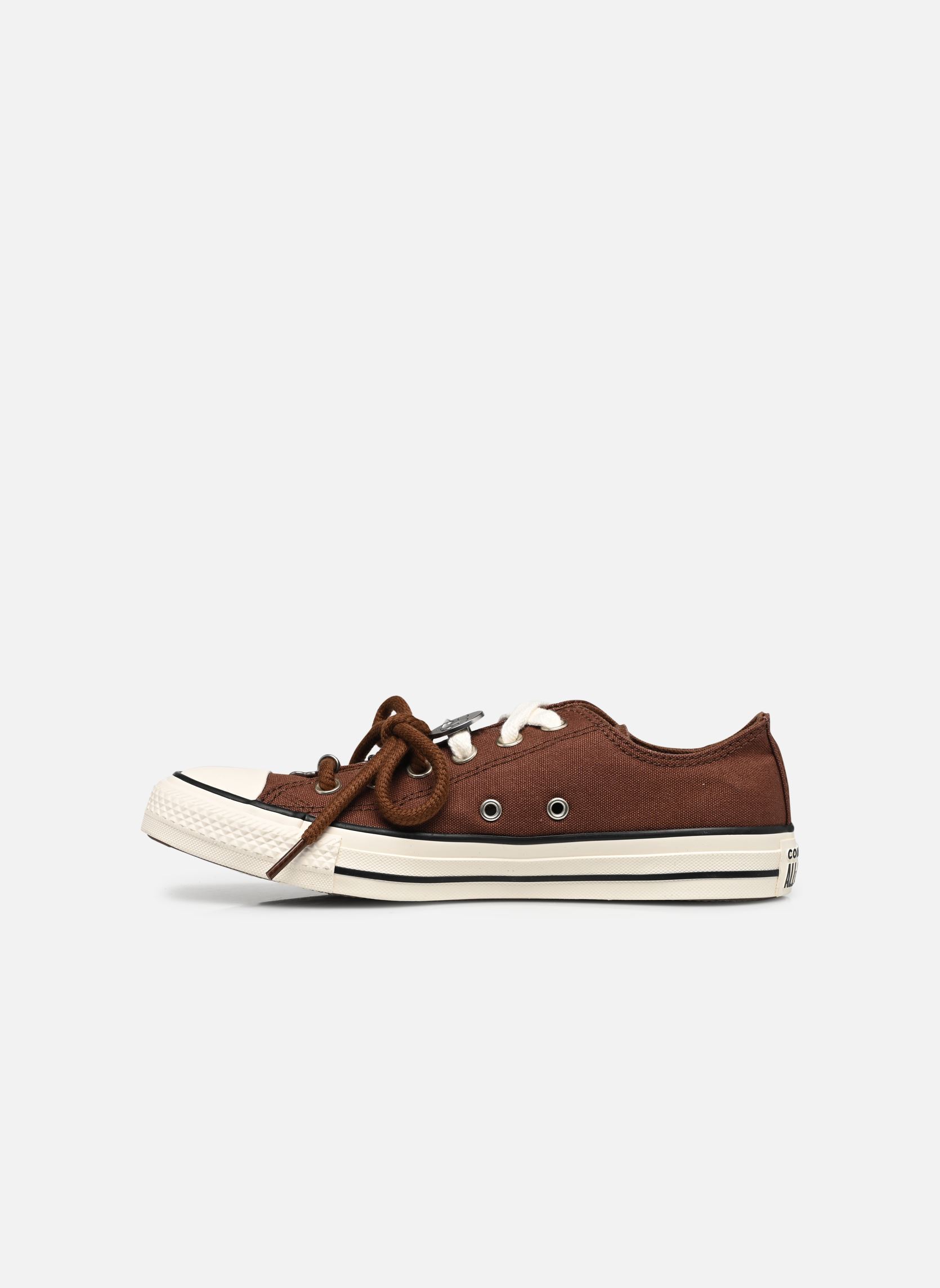 Leinen-Sneaker Chuck Taylor All Star Ox braun Converse Leinen-Sneaker Chuck Taylor All Star Ox braun HEAVY DUTY BROWN/EGRET/BLACK