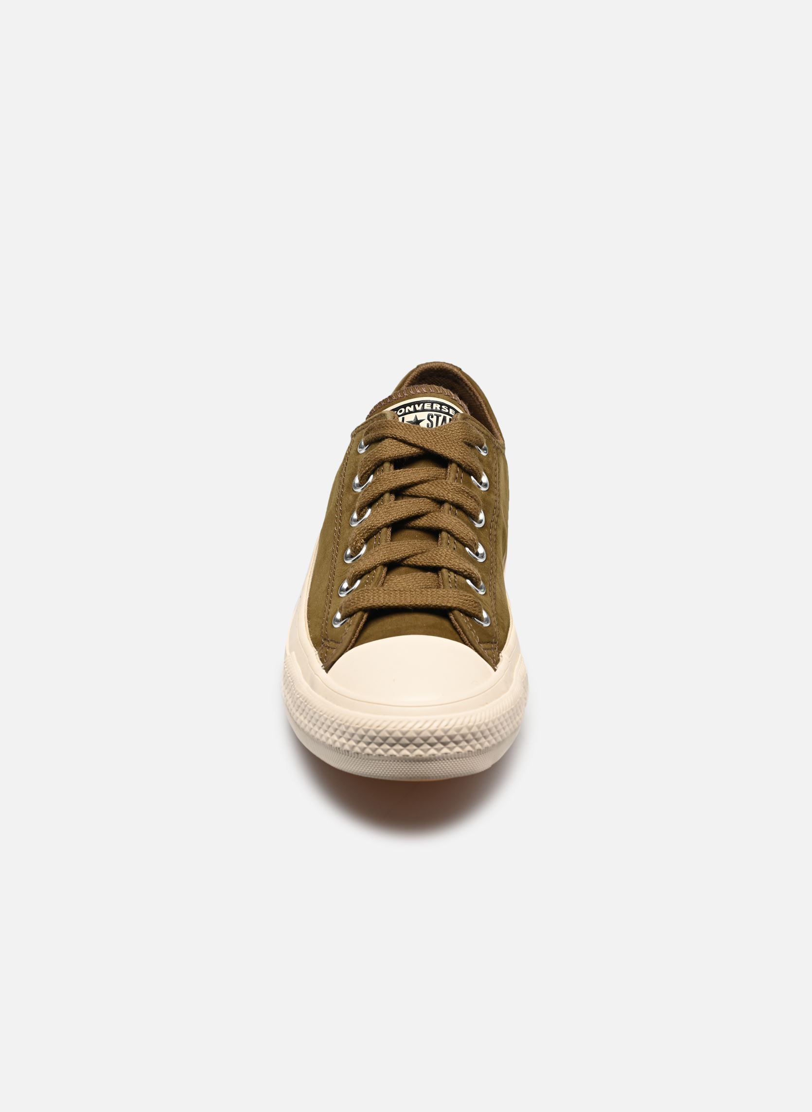 Leinen-Sneaker Chuck Taylor All Star Ox grün Converse Leinen-Sneaker Chuck Taylor All Star Ox grün BOG DOWN/BOG DOWN/NATURAL IVOR