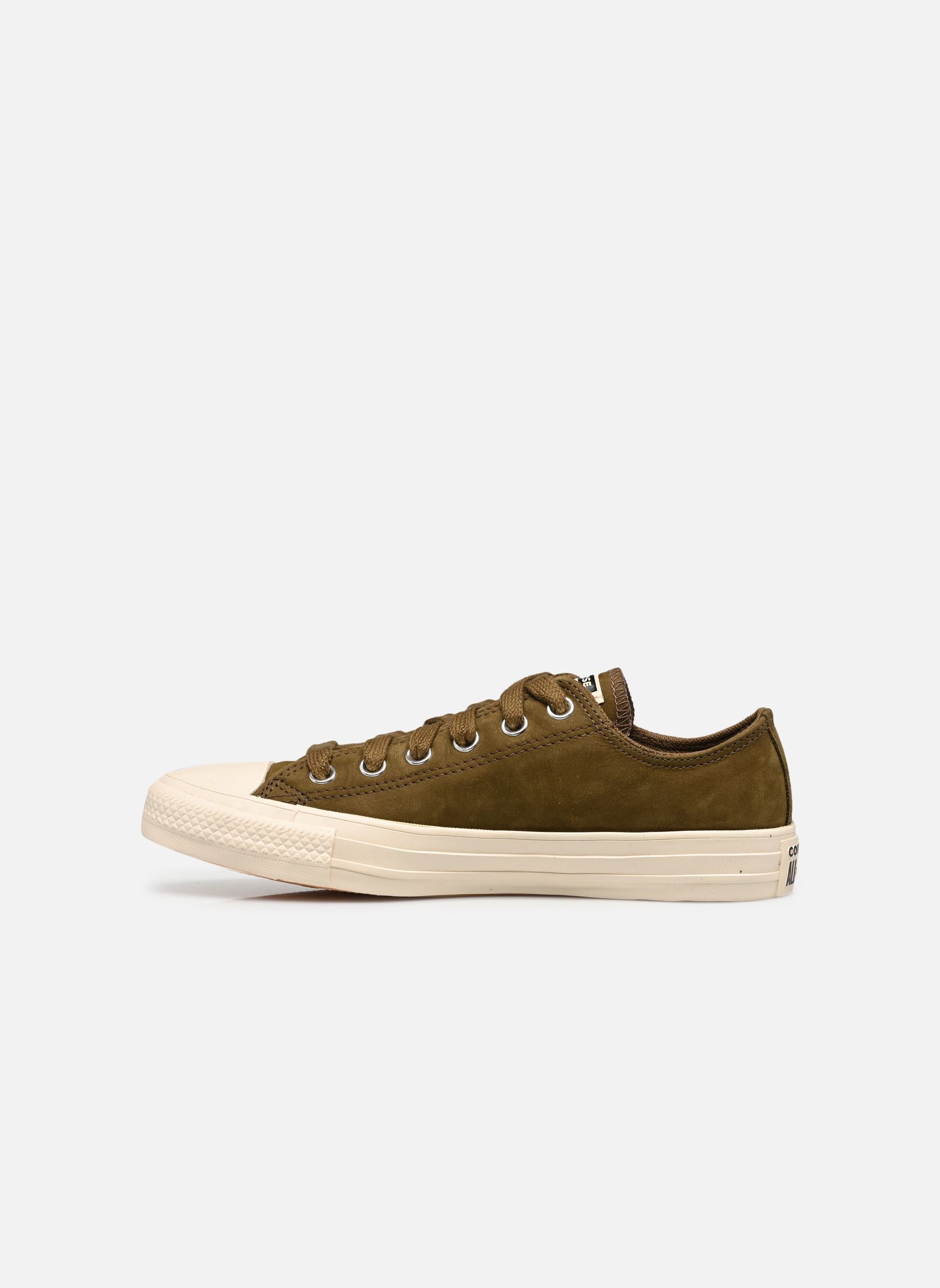 Leinen-Sneaker Chuck Taylor All Star Ox grün Converse Leinen-Sneaker Chuck Taylor All Star Ox grün BOG DOWN/BOG DOWN/NATURAL IVOR
