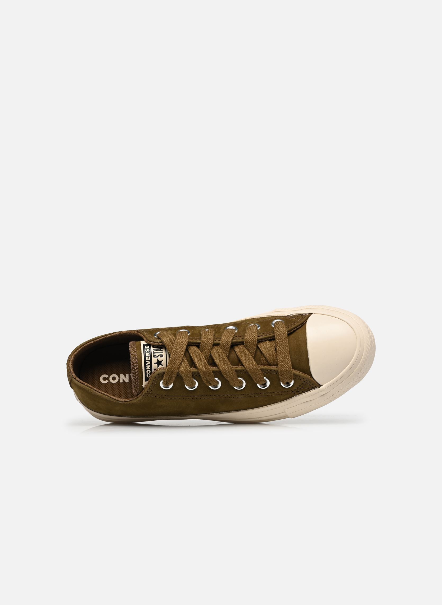 Leinen-Sneaker Chuck Taylor All Star Ox grün Converse Leinen-Sneaker Chuck Taylor All Star Ox grün BOG DOWN/BOG DOWN/NATURAL IVOR