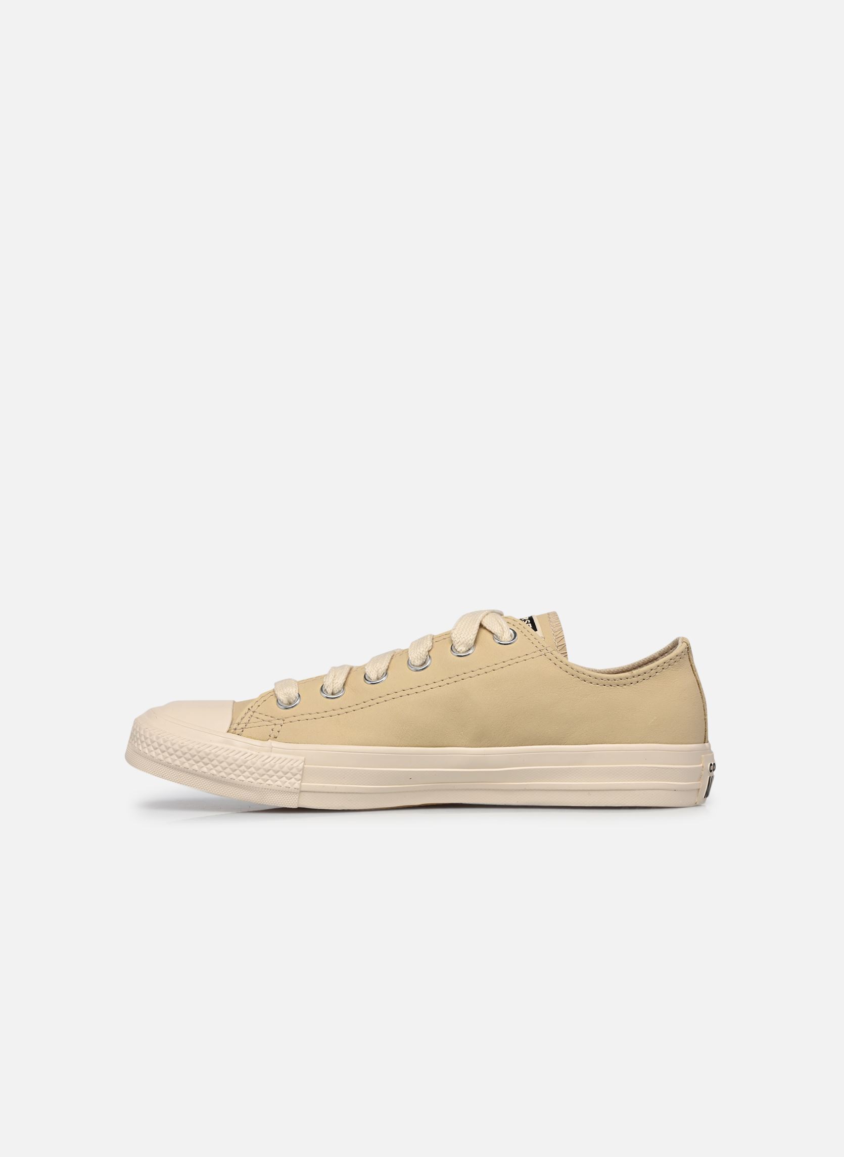 Leinen-Sneaker Chuck Taylor All Star Ox beige Converse Leinen-Sneaker Chuck Taylor All Star Ox beige BLONDE ESPRESSO