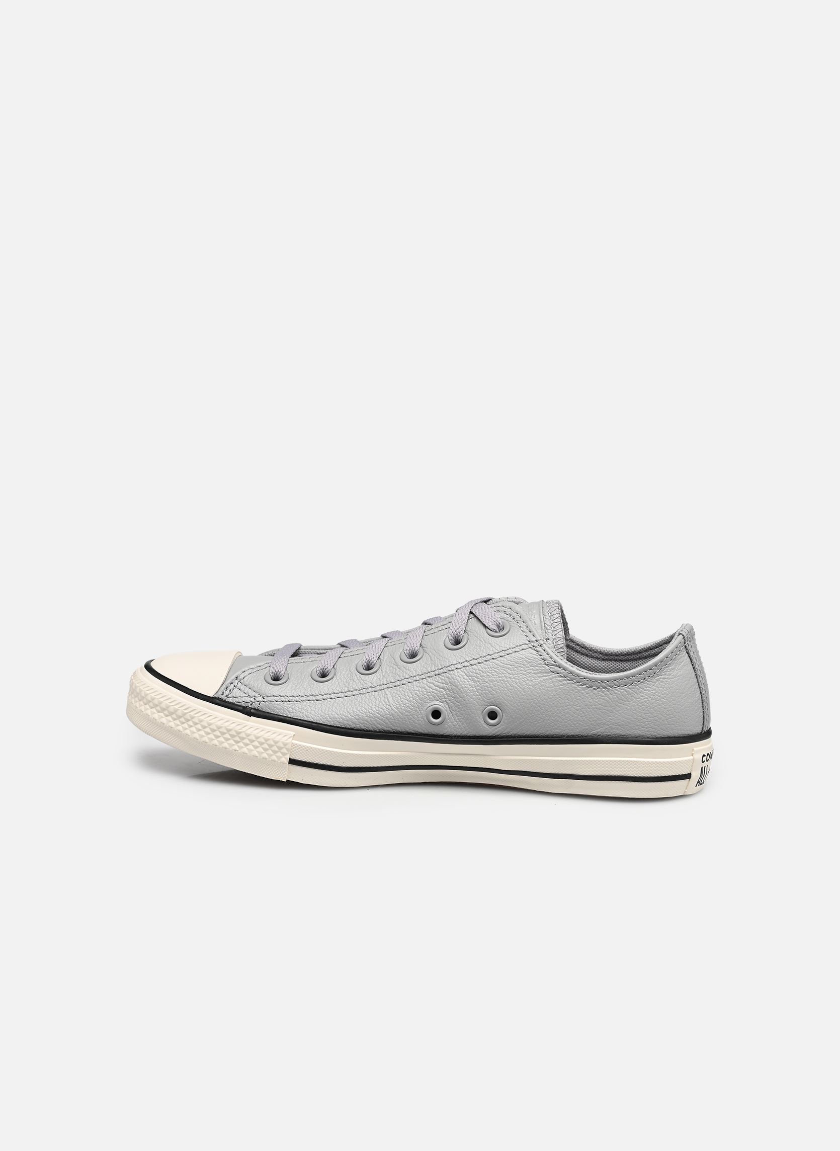 Leinen-Sneaker Chuck Taylor All Star Ox grau Converse Leinen-Sneaker Chuck Taylor All Star Ox grau GREY AREA/BLACK/EGRET