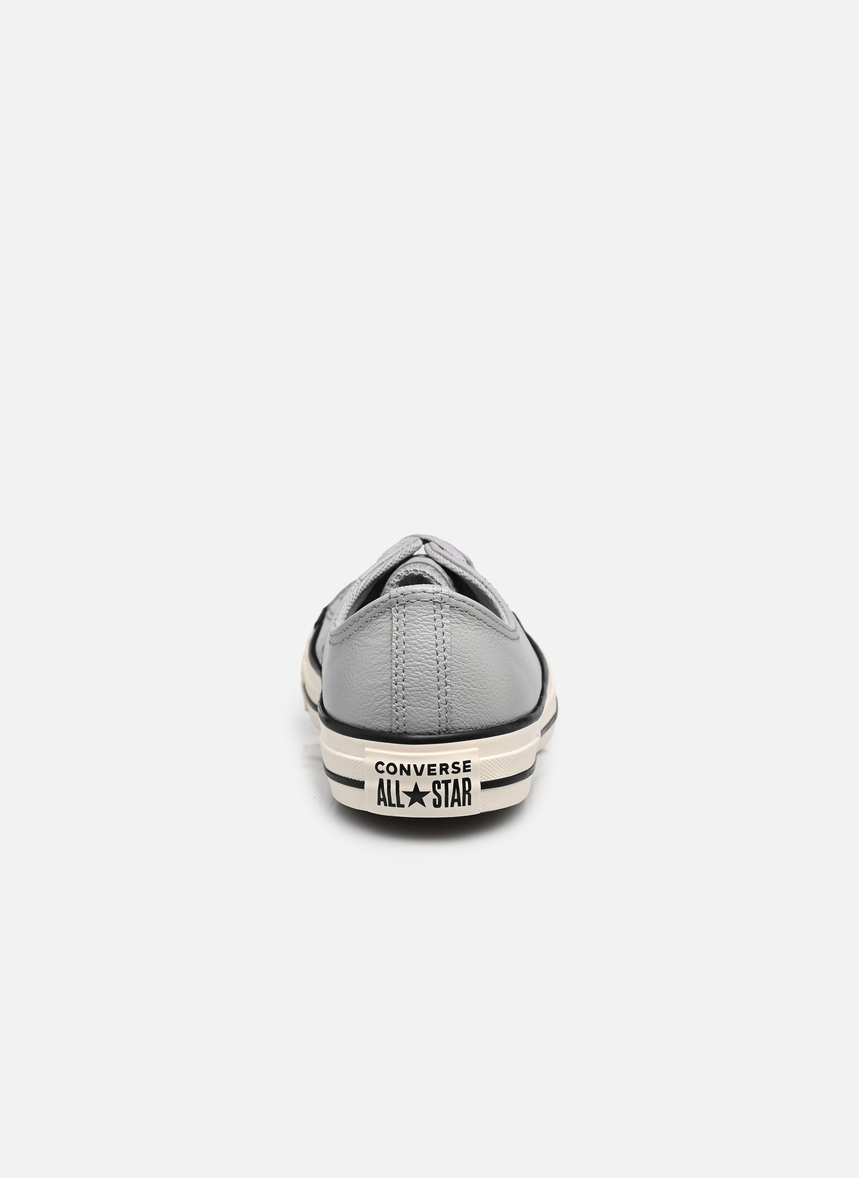Leinen-Sneaker Chuck Taylor All Star Ox grau Converse Leinen-Sneaker Chuck Taylor All Star Ox grau GREY AREA/BLACK/EGRET
