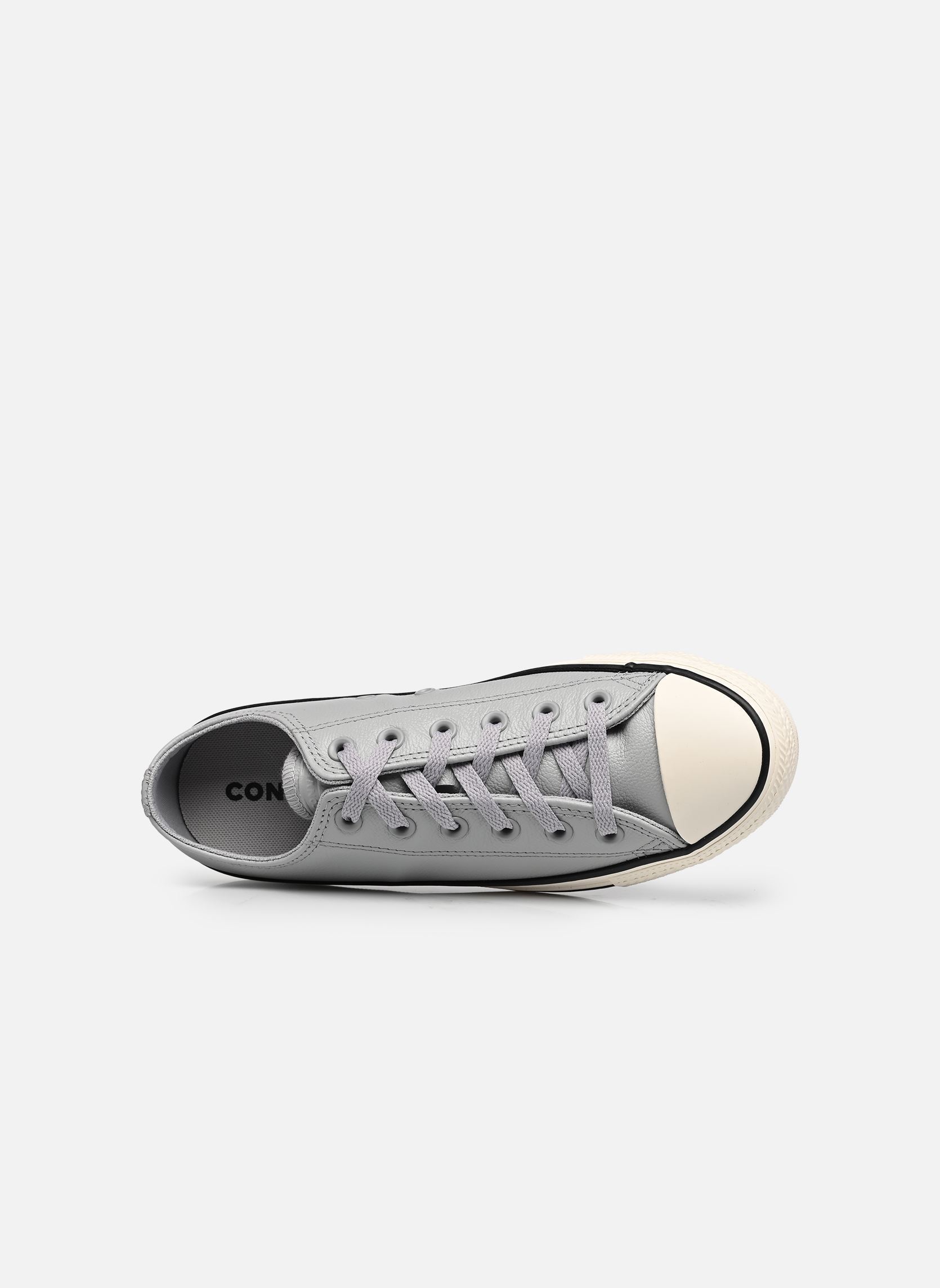 Leinen-Sneaker Chuck Taylor All Star Ox grau Converse Leinen-Sneaker Chuck Taylor All Star Ox grau GREY AREA/BLACK/EGRET