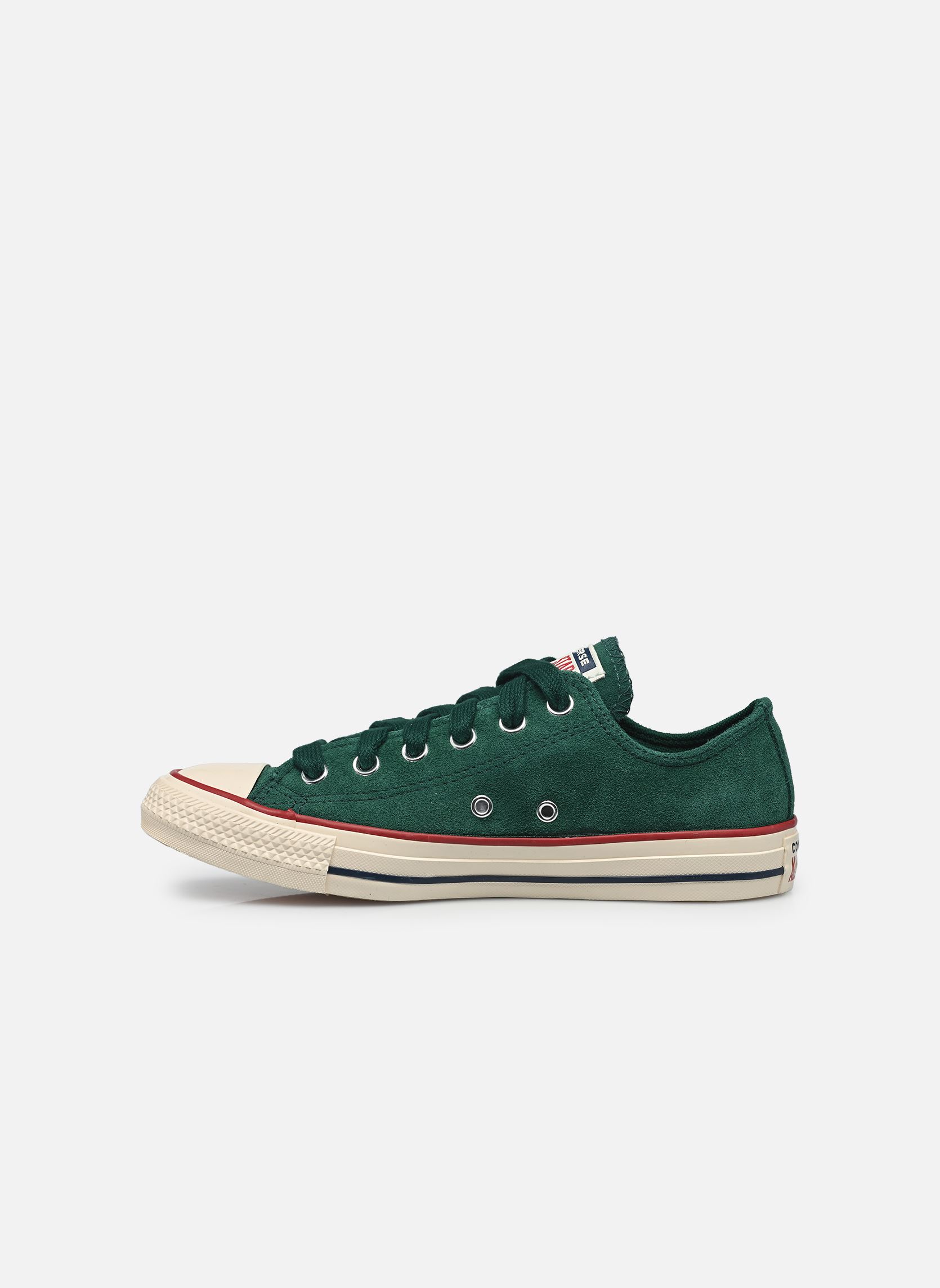 Baskets toile Chuck Taylor All Star Ox femme vert Converse Baskets toile Chuck Taylor All Star Ox femme vert MIDNIGHT CLOVER/NATURAL IVORY