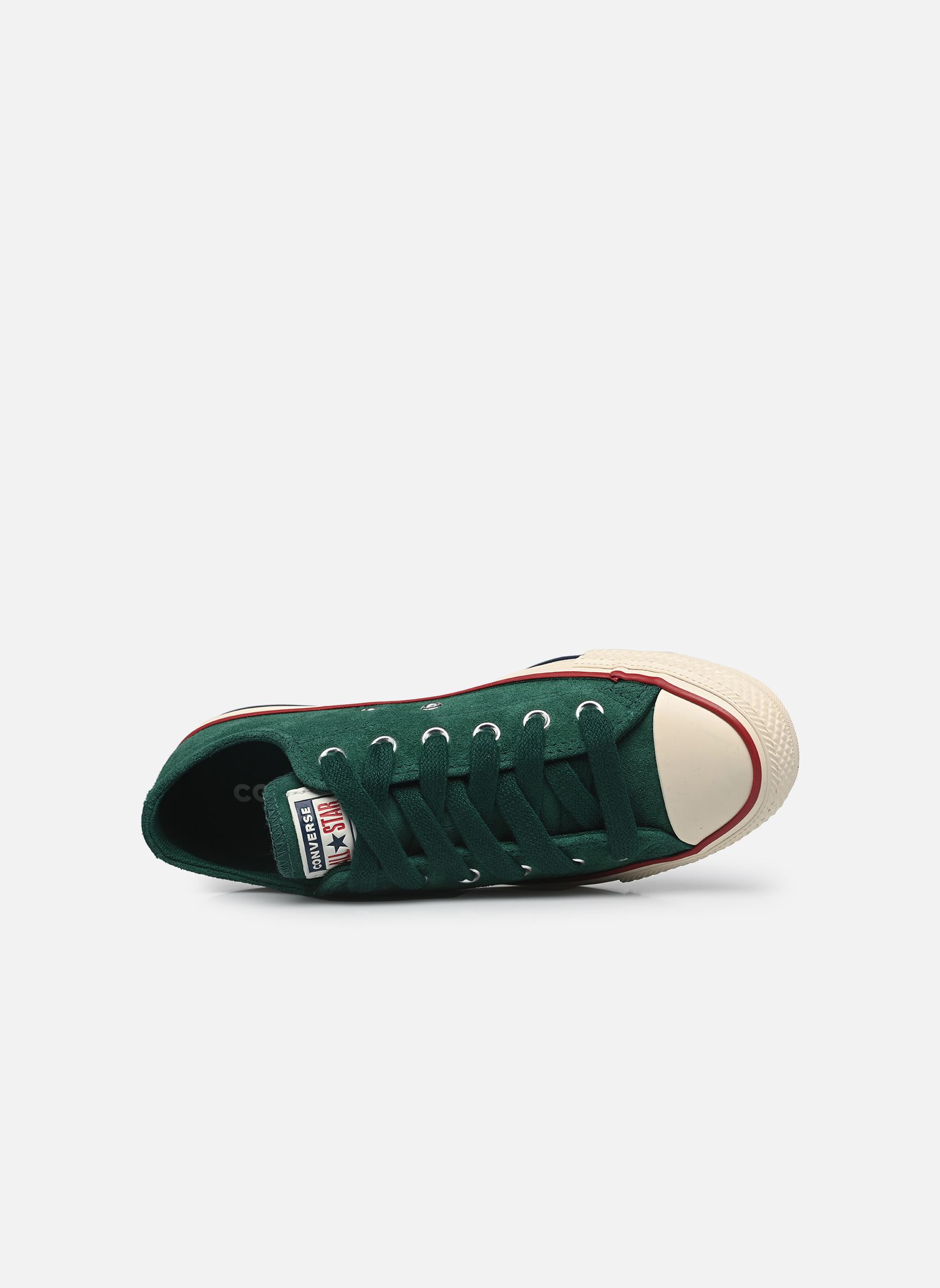 Baskets toile Chuck Taylor All Star Ox femme vert Converse Baskets toile Chuck Taylor All Star Ox femme vert MIDNIGHT CLOVER/NATURAL IVORY