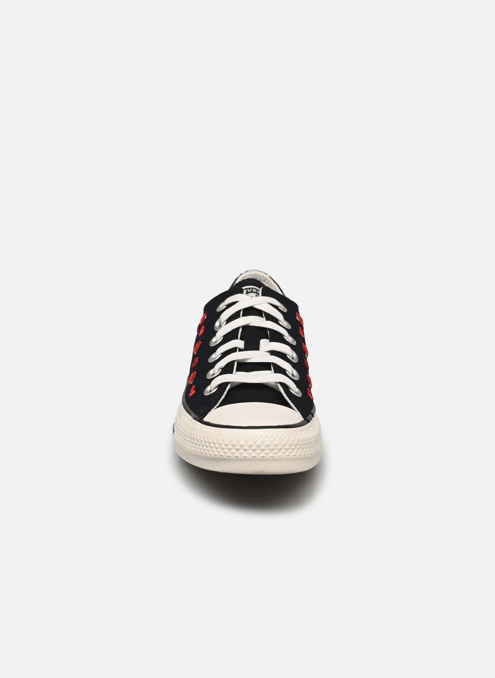 Baskets toile Chuck Taylor All Star Ox femme noir Converse Baskets toile Chuck Taylor All Star Ox femme noir BLACK/RED/EGRET