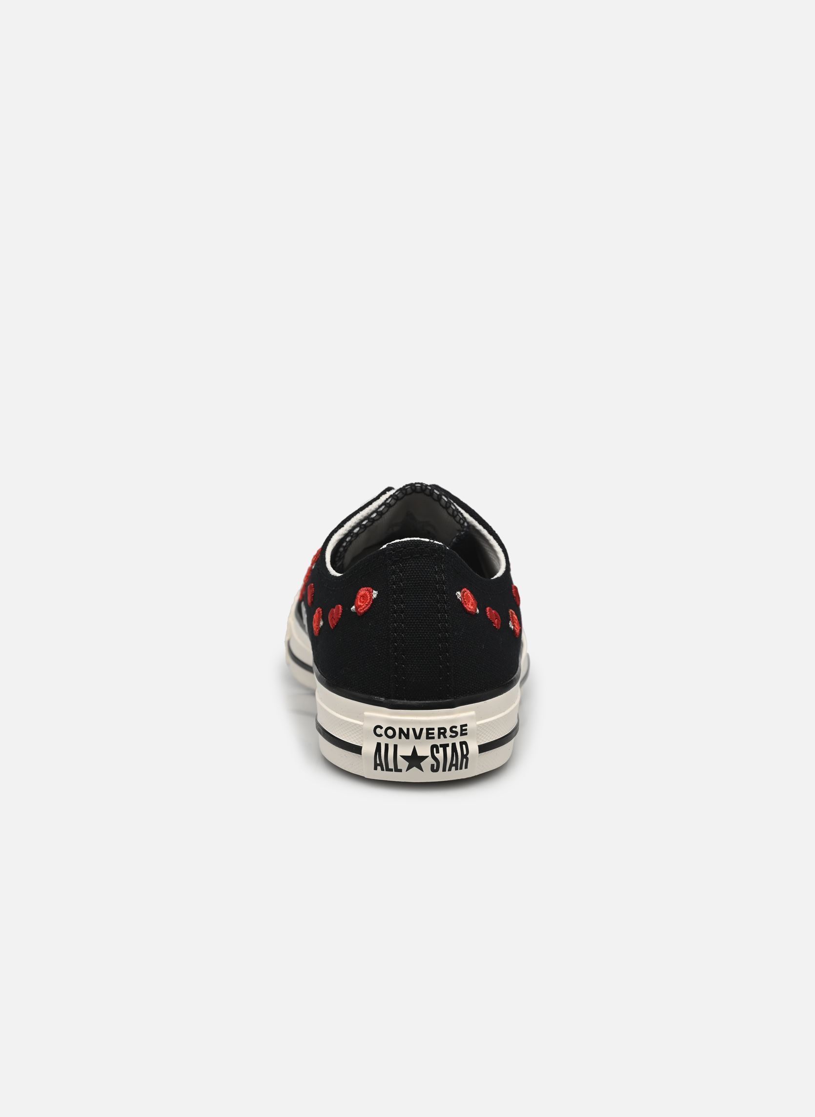 Baskets toile Chuck Taylor All Star Ox femme noir Converse Baskets toile Chuck Taylor All Star Ox femme noir BLACK/RED/EGRET