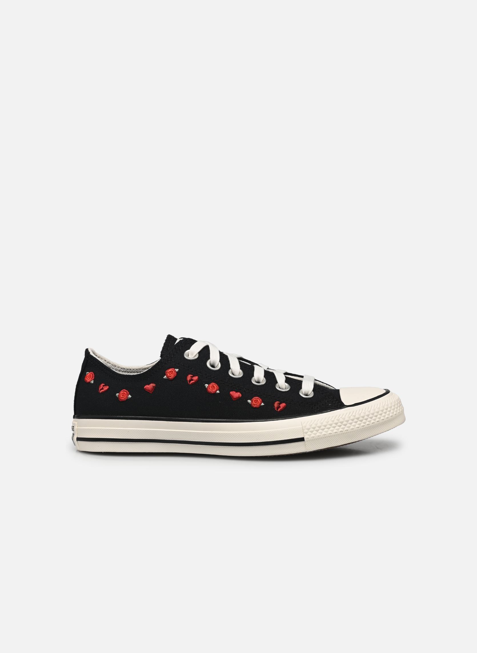 Baskets toile Chuck Taylor All Star Ox femme noir Converse Baskets toile Chuck Taylor All Star Ox femme noir BLACK/RED/EGRET
