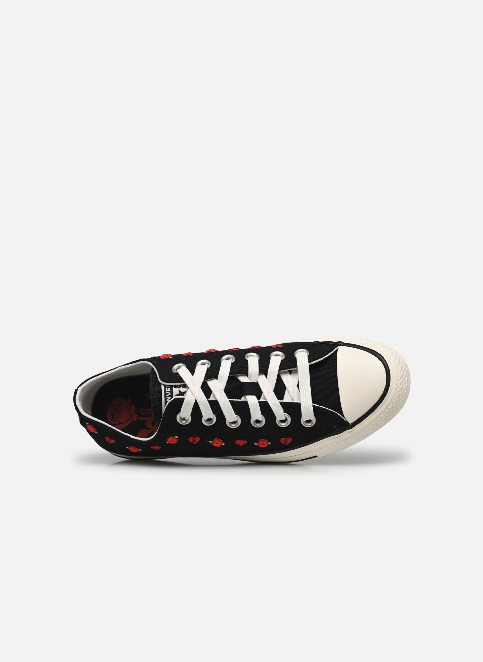 Baskets toile Chuck Taylor All Star Ox femme noir Converse Baskets toile Chuck Taylor All Star Ox femme noir BLACK/RED/EGRET