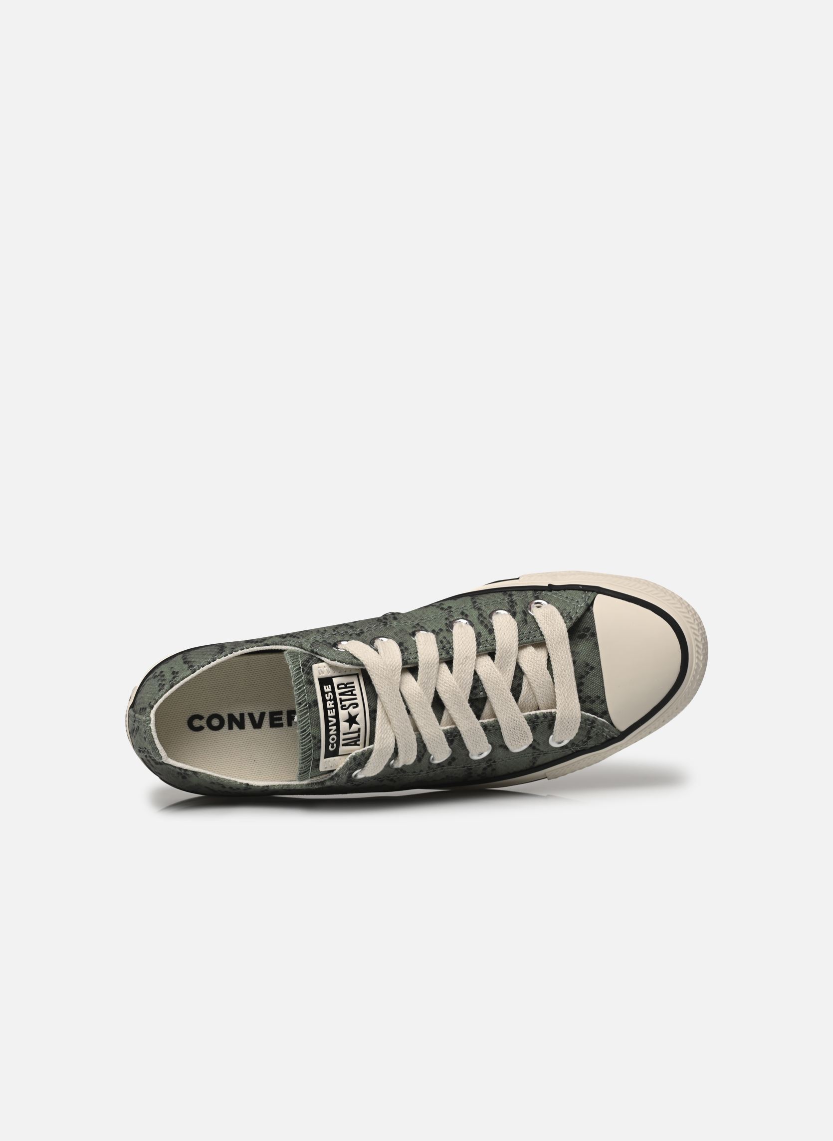 Print sneakers Chuck Taylor All Star Ox dames groen Converse Print sneakers Chuck Taylor All Star Ox dames groen FOOTHILL GREEN/EGRET/BLACK