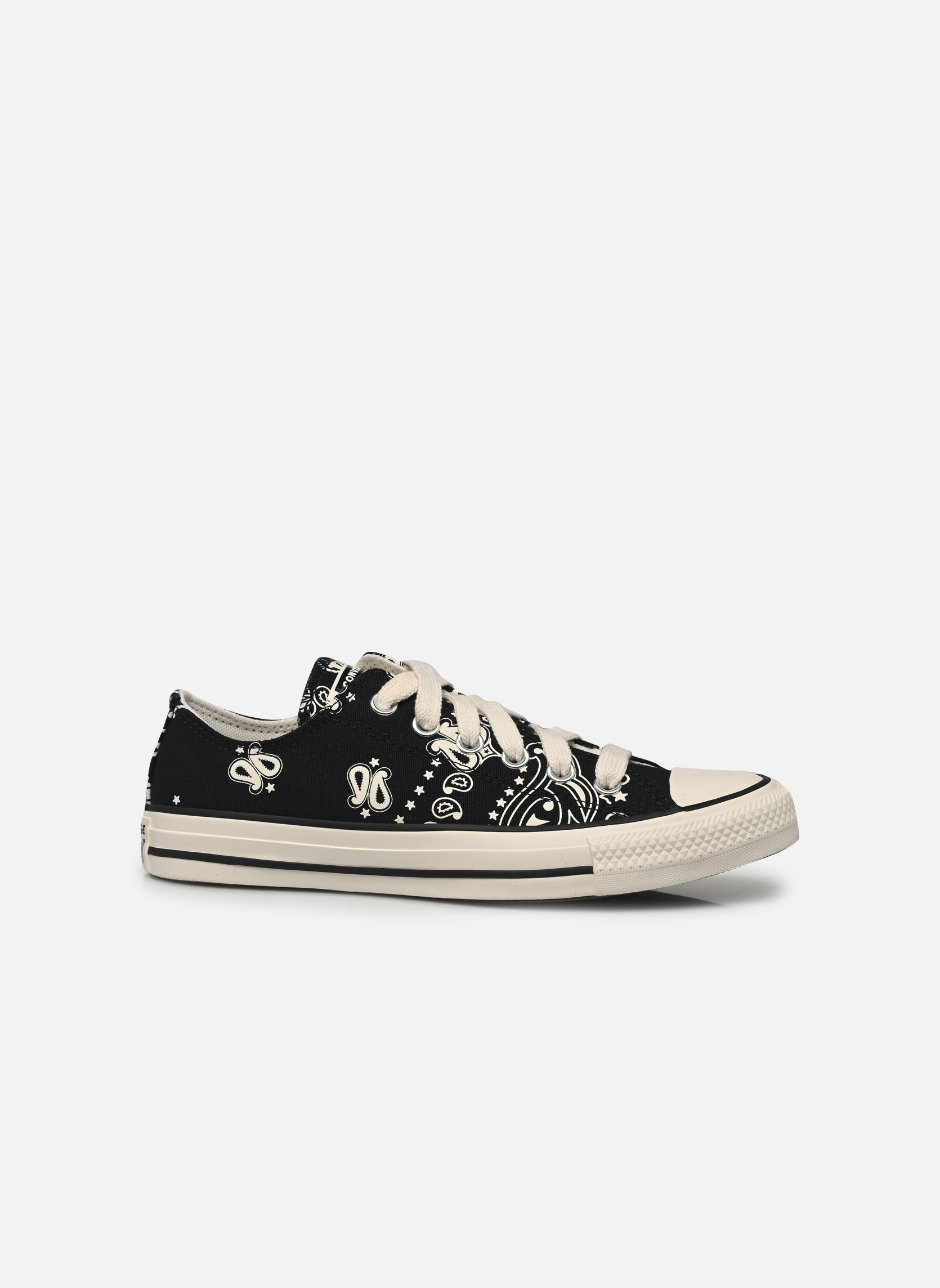 Baskets toile Chuck Taylor All Star Ox femme noir Converse Baskets toile Chuck Taylor All Star Ox femme noir BLACK/EGRET/BLACK