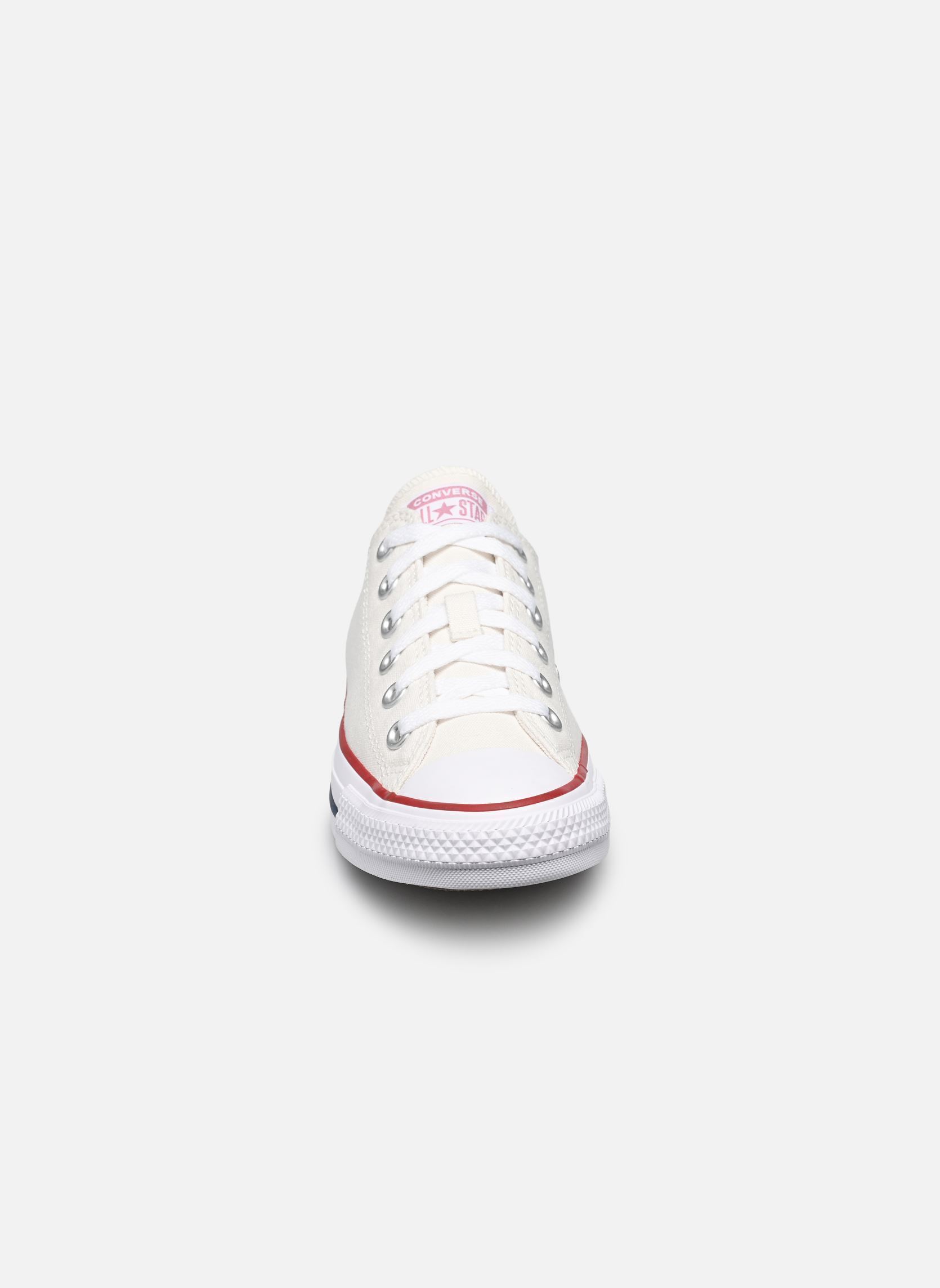 Baskets toile Chuck Taylor All Star Ox femme blanc Converse Baskets toile Chuck Taylor All Star Ox femme blanc VINTAGE WHITE/CLIFFSIDE ROSE