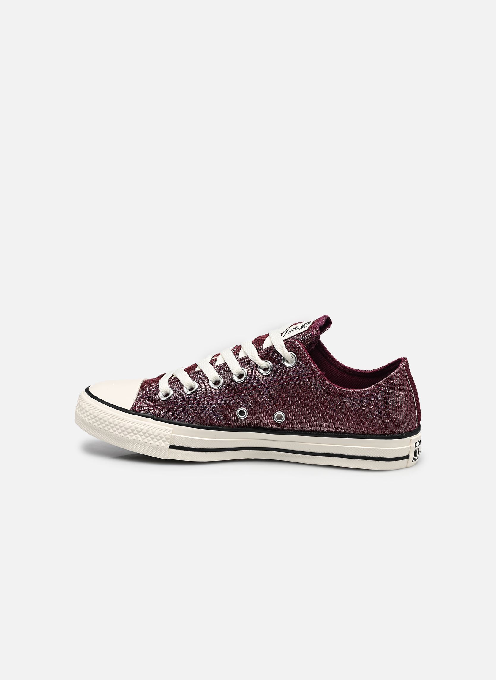 Baskets toile Chuck Taylor All Star Ox femme bordeaux Converse Baskets toile Chuck Taylor All Star Ox femme bordeaux FROZEN ACAI/BLACK/EGRET