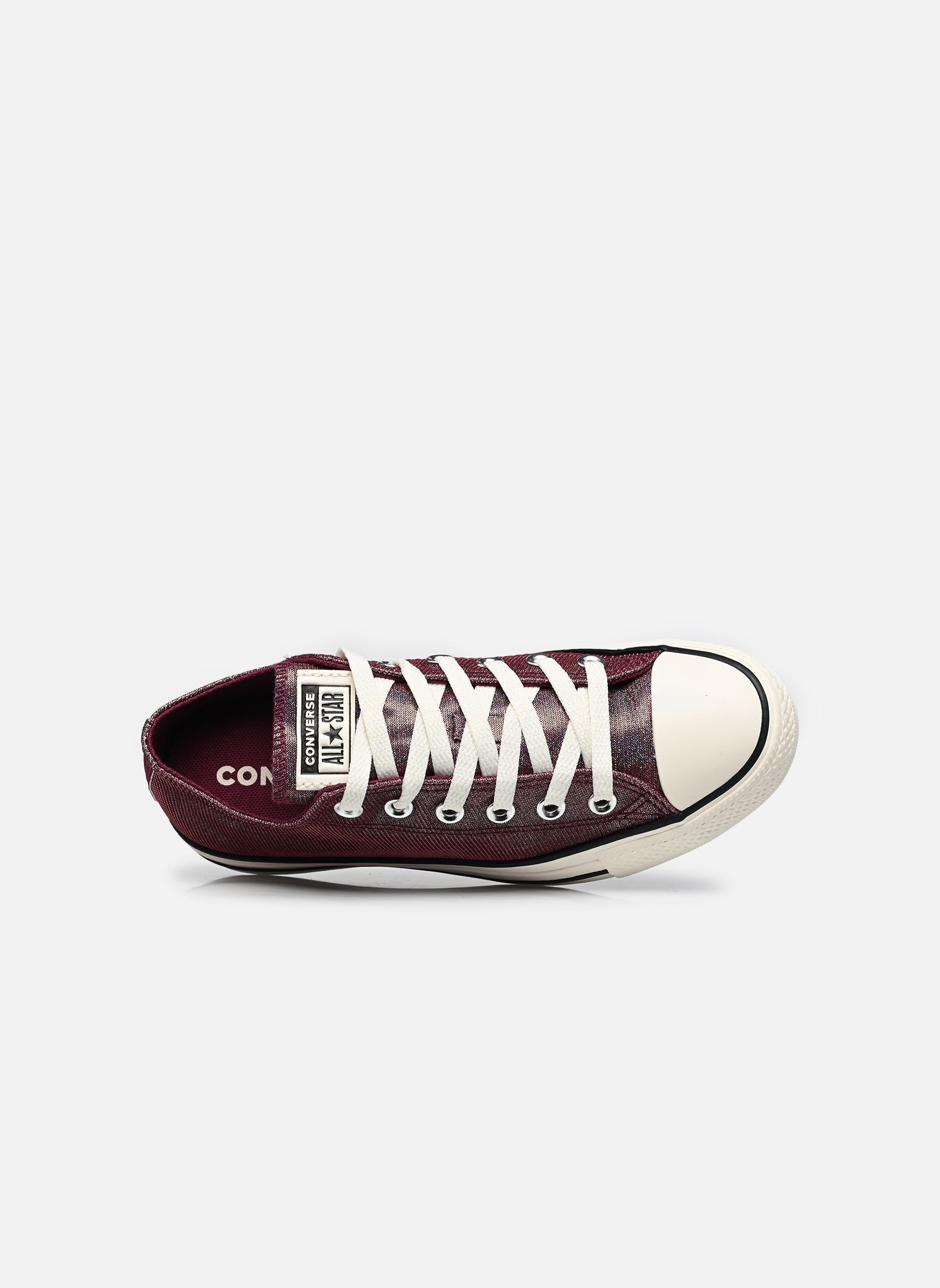 Baskets toile Chuck Taylor All Star Ox femme bordeaux Converse Baskets toile Chuck Taylor All Star Ox femme bordeaux FROZEN ACAI/BLACK/EGRET