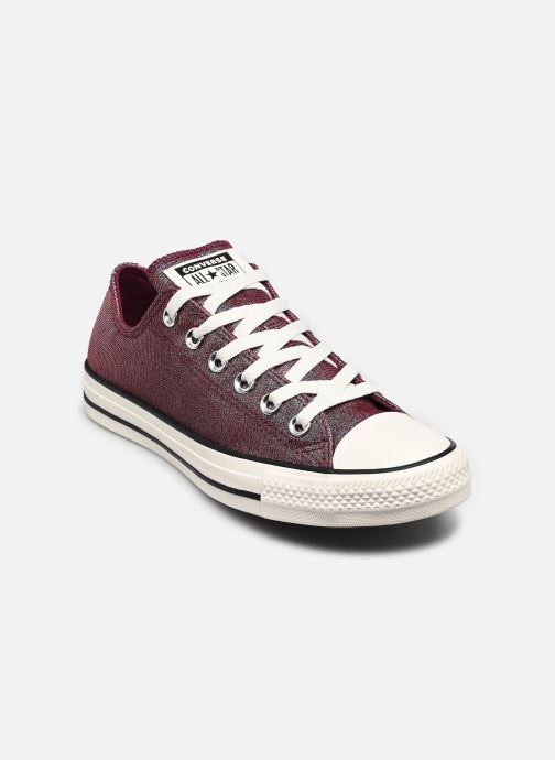 Converse Baskets toile Chuck Taylor All Star Ox femme bordeaux