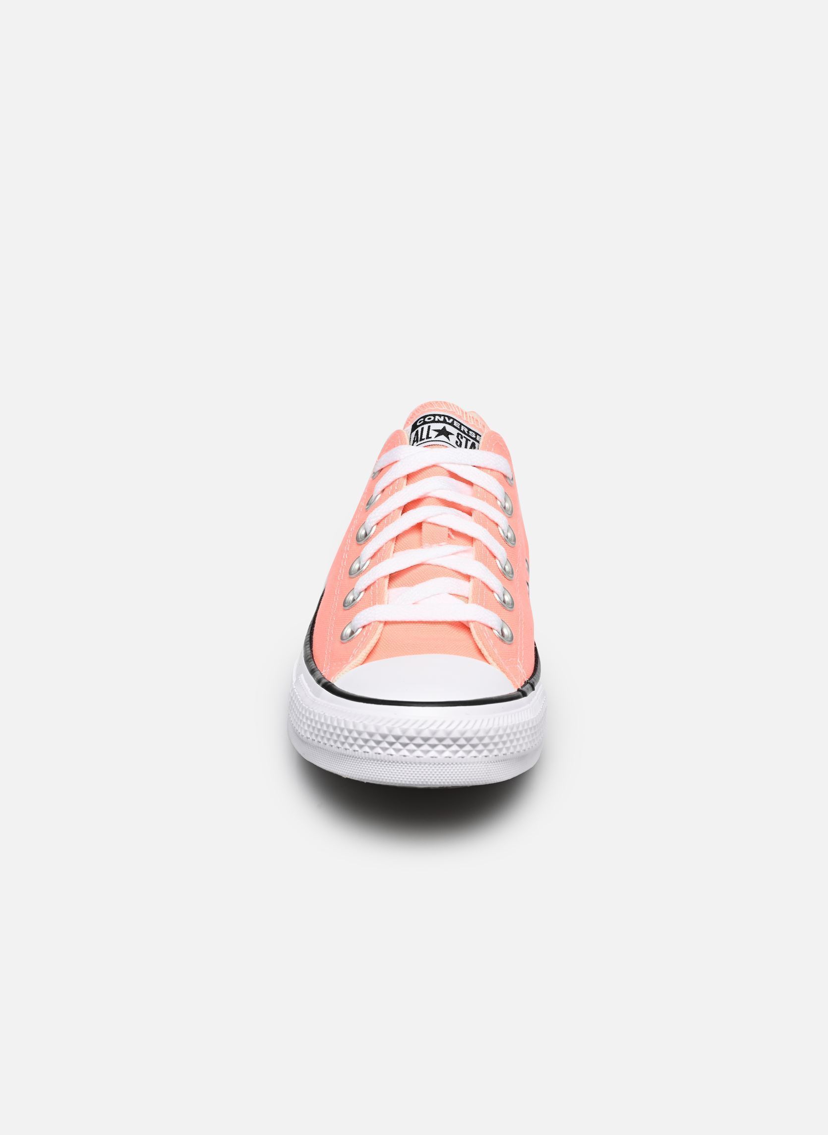Leinen-Sneaker Chuck Taylor All Star Ox damen rosa Converse Leinen-Sneaker Chuck Taylor All Star Ox damen rosa ALL HEAT