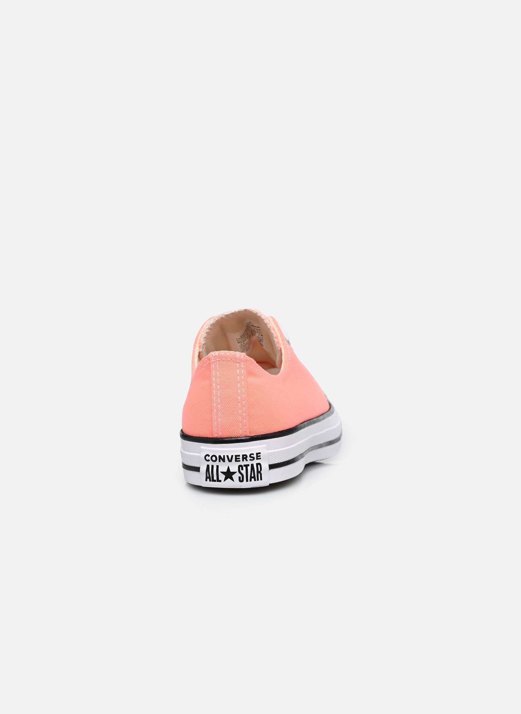 Leinen-Sneaker Chuck Taylor All Star Ox damen rosa Converse Leinen-Sneaker Chuck Taylor All Star Ox damen rosa ALL HEAT