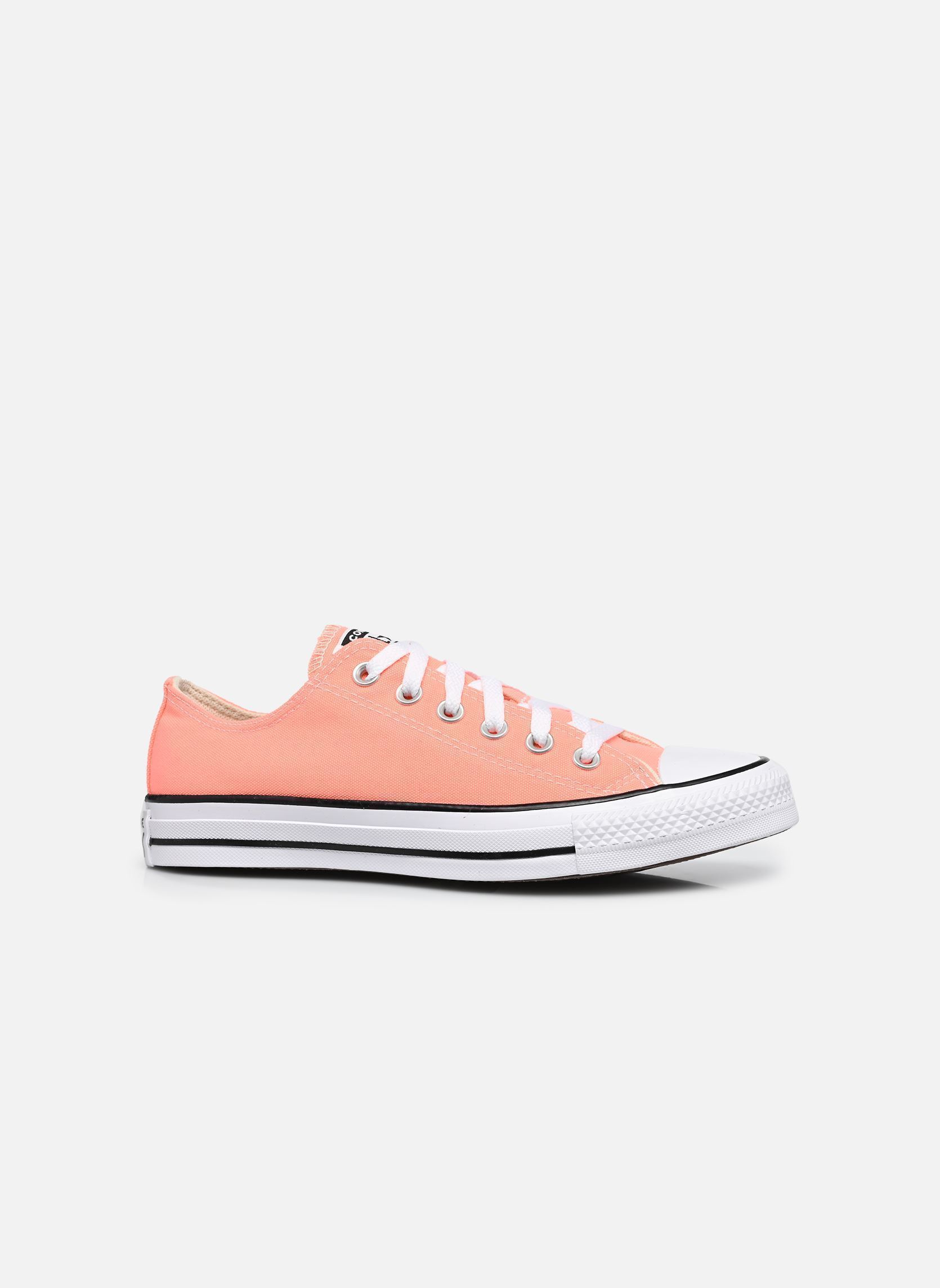 Leinen-Sneaker Chuck Taylor All Star Ox damen rosa Converse Leinen-Sneaker Chuck Taylor All Star Ox damen rosa ALL HEAT