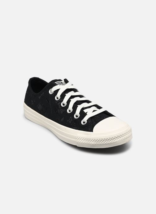 Converse Leinen-Sneaker Chuck Taylor All Star Ox damen schwarz