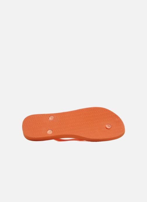 Havaianas Slim Metallic F (Oranje) - Slippers chez Sarenza (183493)