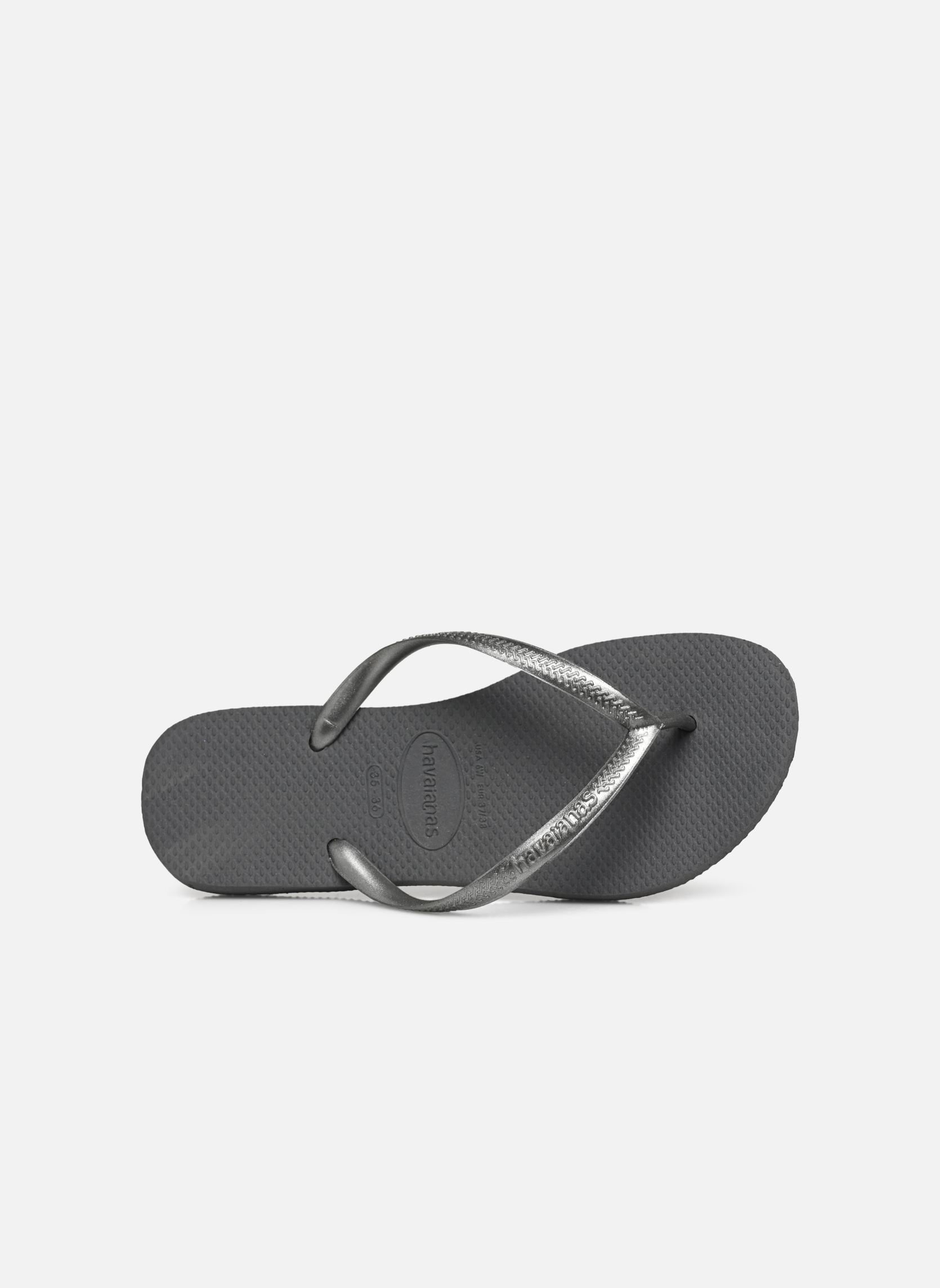 Flip-Flops Slim Metallic F damen silber Havaianas Flip-Flops Slim Metallic F damen silber Steel Grey