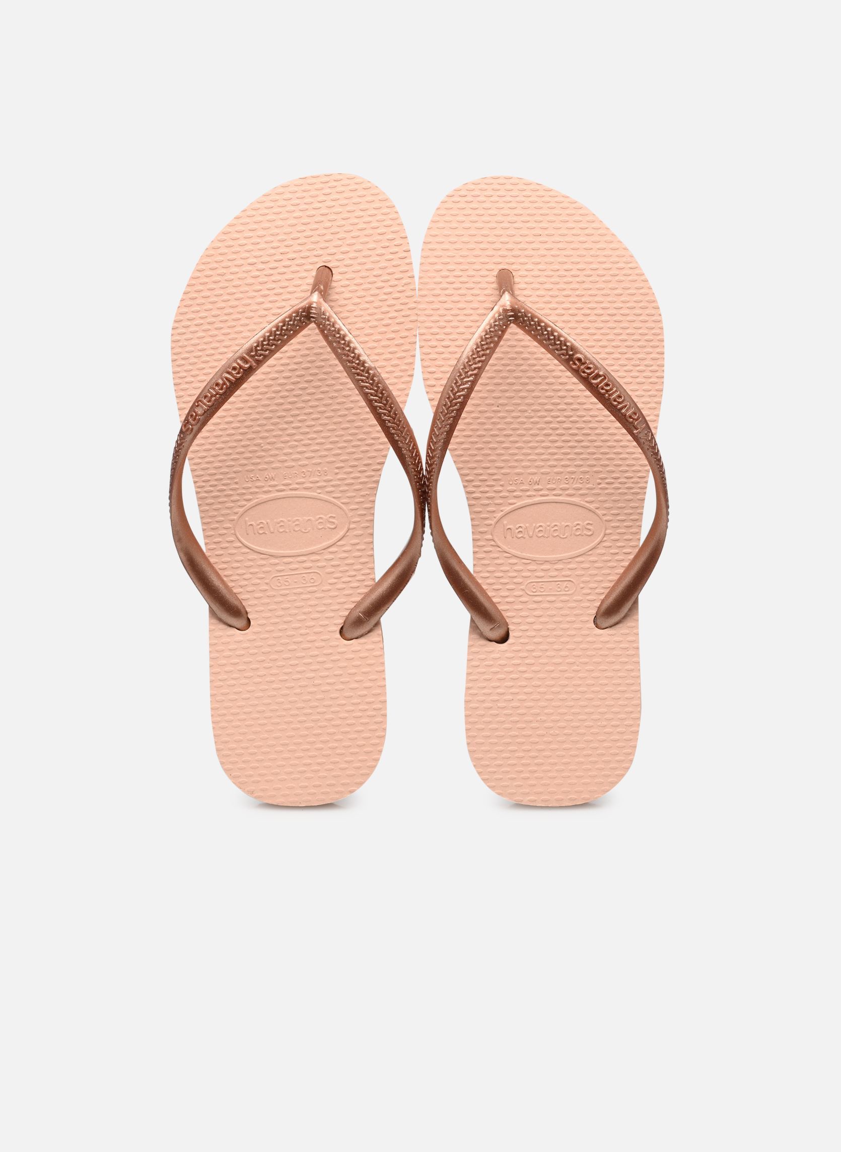 Flip-Flops Slim Metallic F damen rosa Havaianas Flip-Flops Slim Metallic F damen rosa BALLET ROSE